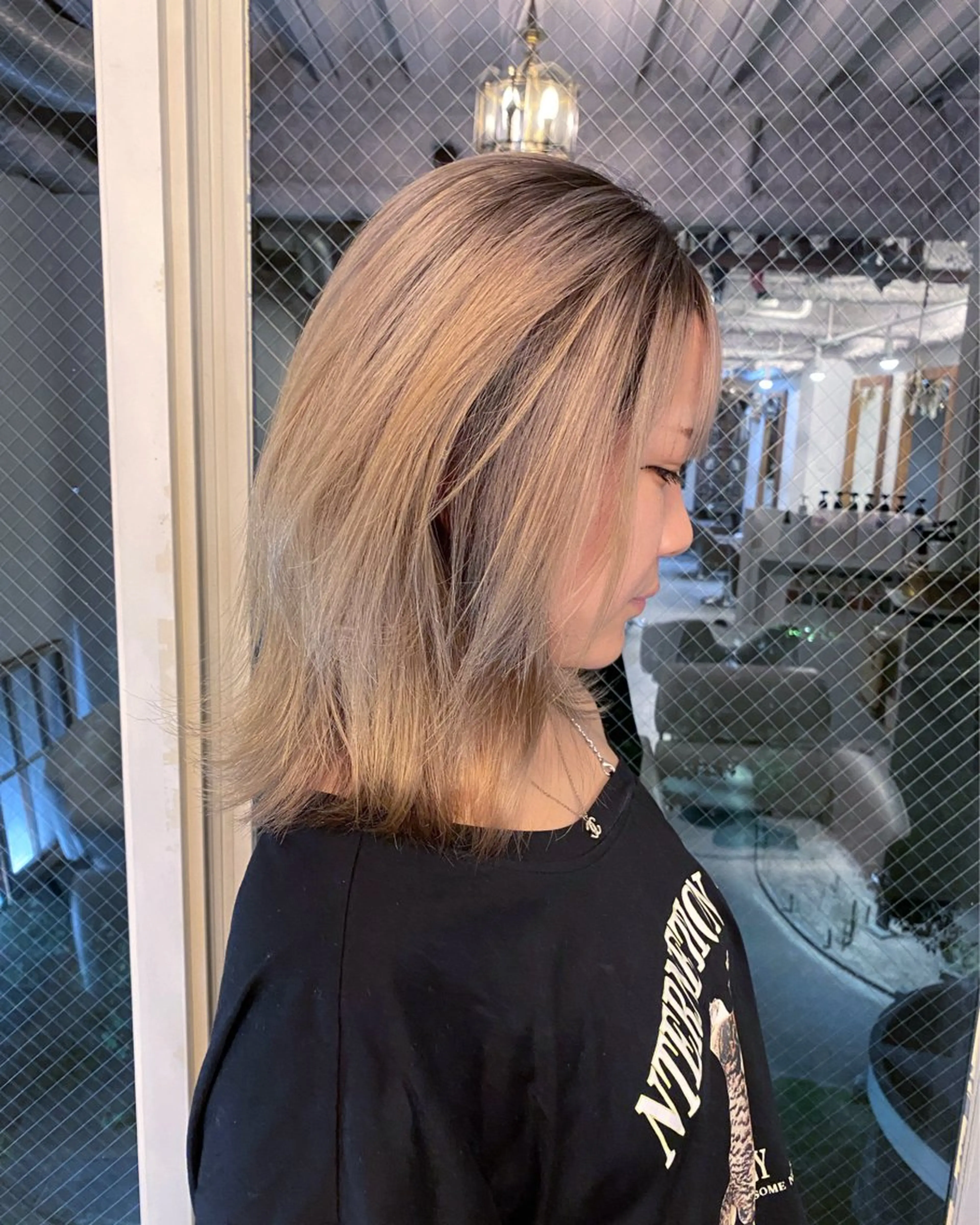 ミディアム ヘアカラー sea's所属・ヒラカホ/矢場町/ ブリーチ/似合わせのヘアスタイル