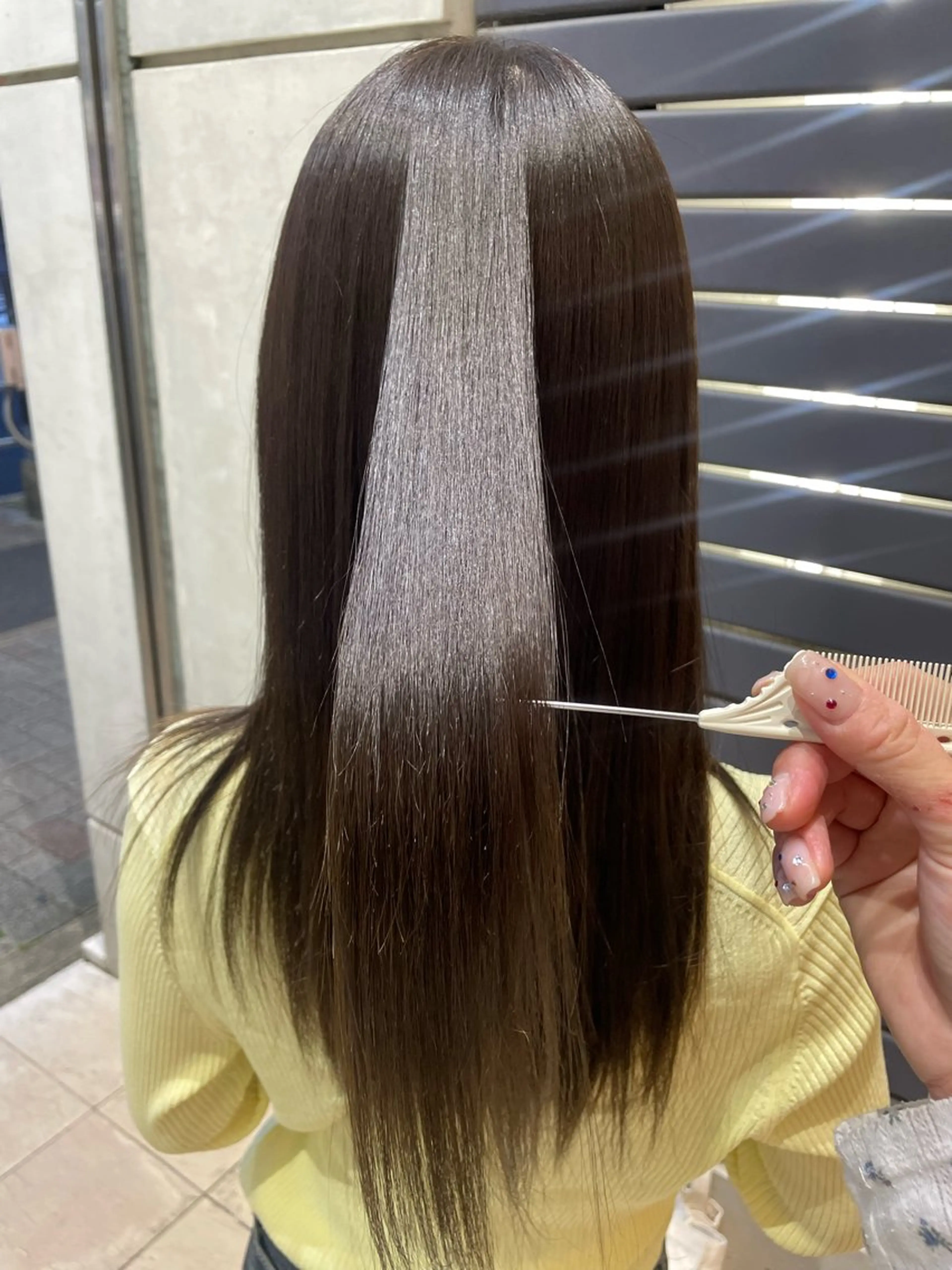 ロング アイブロウリフト パーマモデル/はなのヘアスタイル