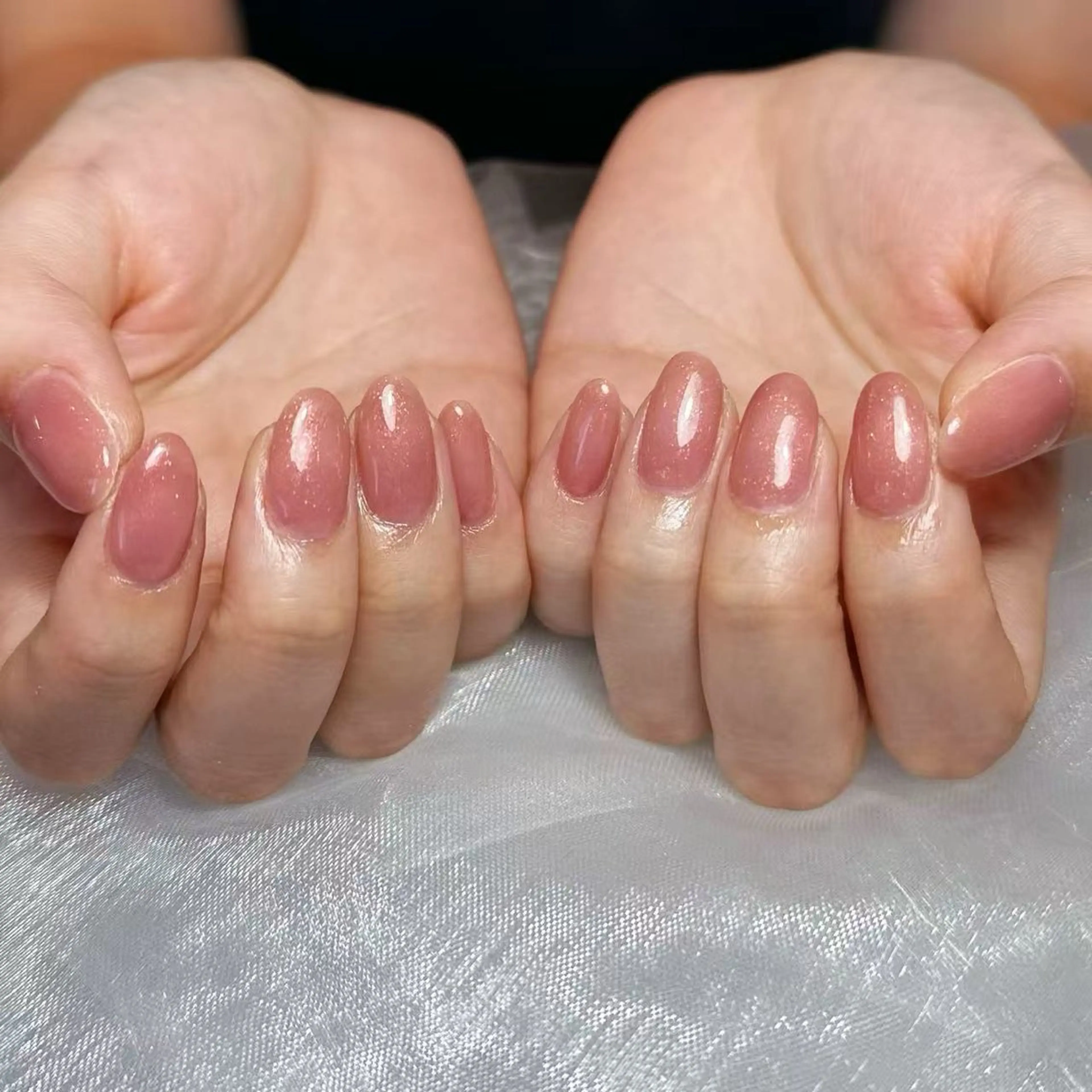 ネイル アートネイル オーロラネイル ガーリー キラキラネイル 韓国ネイル ハンドネイル ハンドケア DEMAIN- 🌸のネイルデザイン