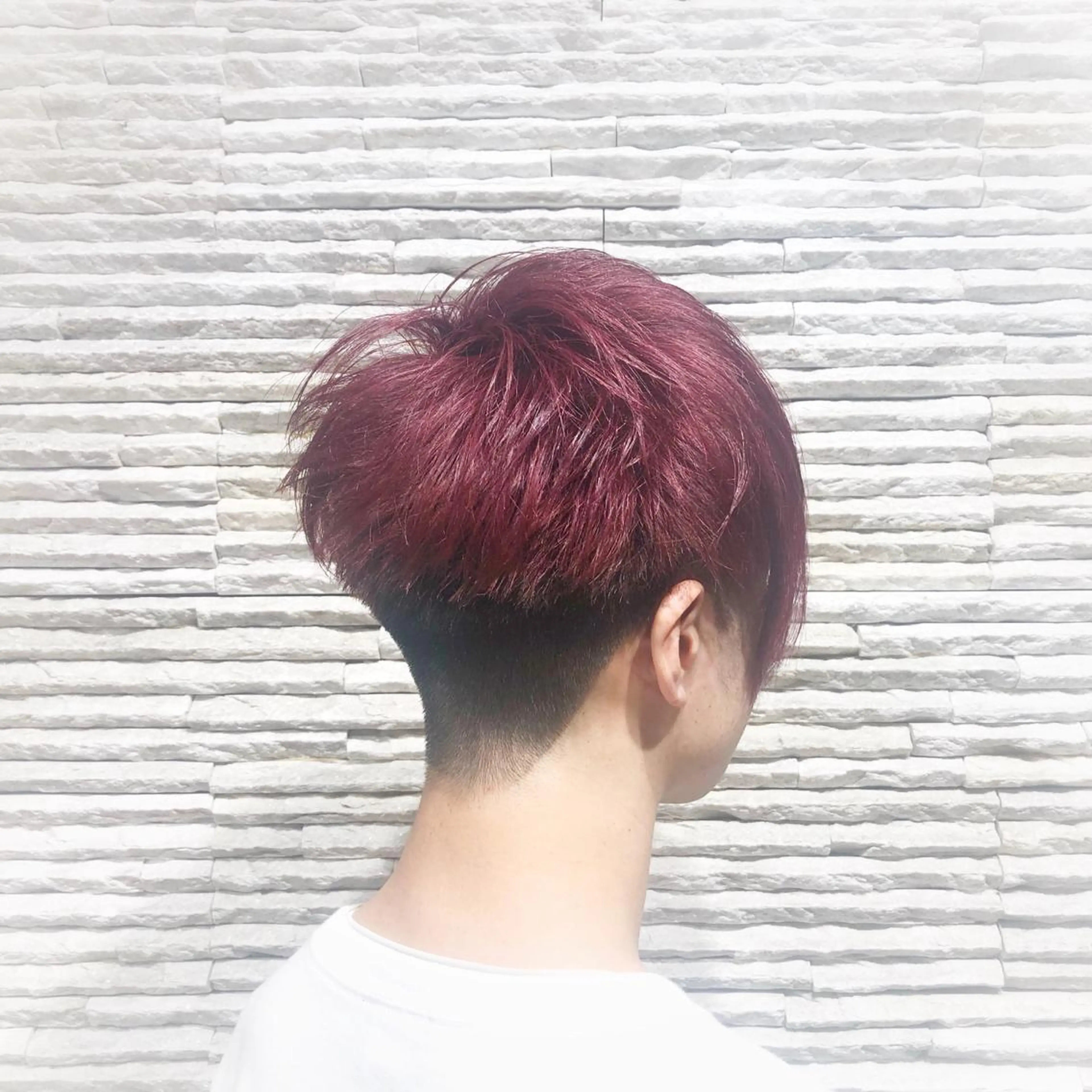 ショート カラー メンズ 嶋田 ゆきのヘアスタイル