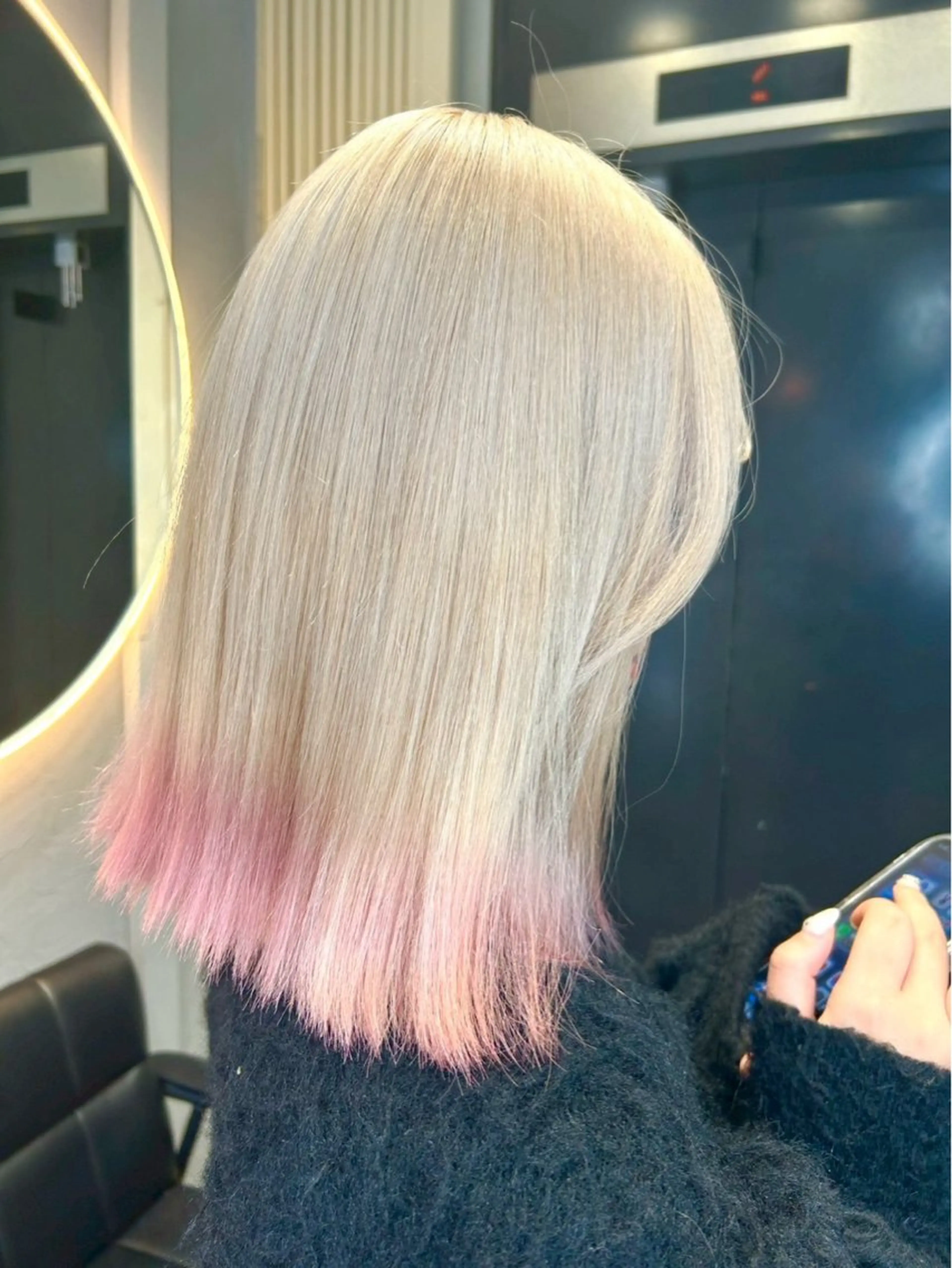 リタッチ✨️【3cm以内】➕カラー➕カット➕超音波アイロンサービス🎀の写真