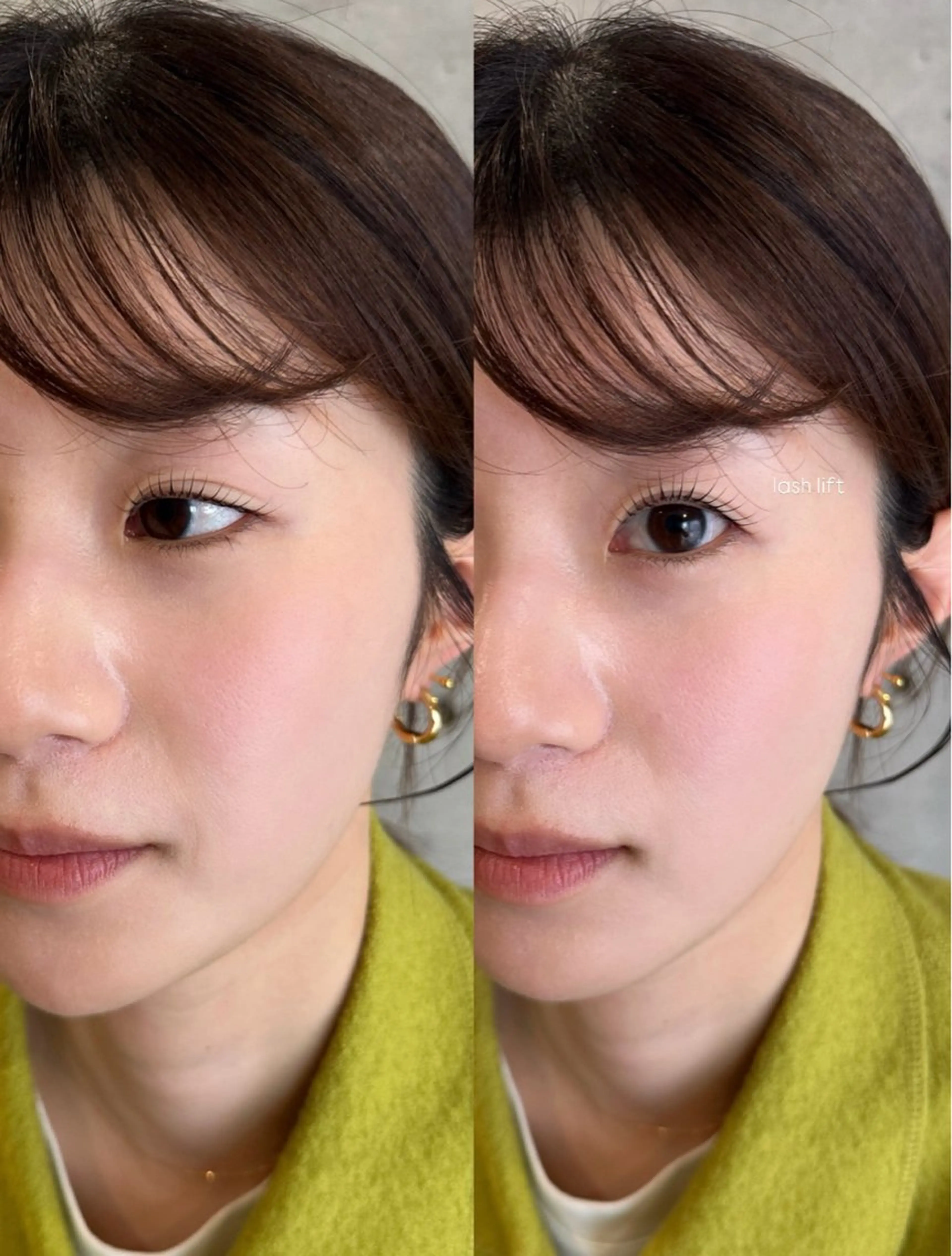 マツエク・マツパ 一重×まつ毛パーマ 石川 陽菜のマツエク・マツパデザイン