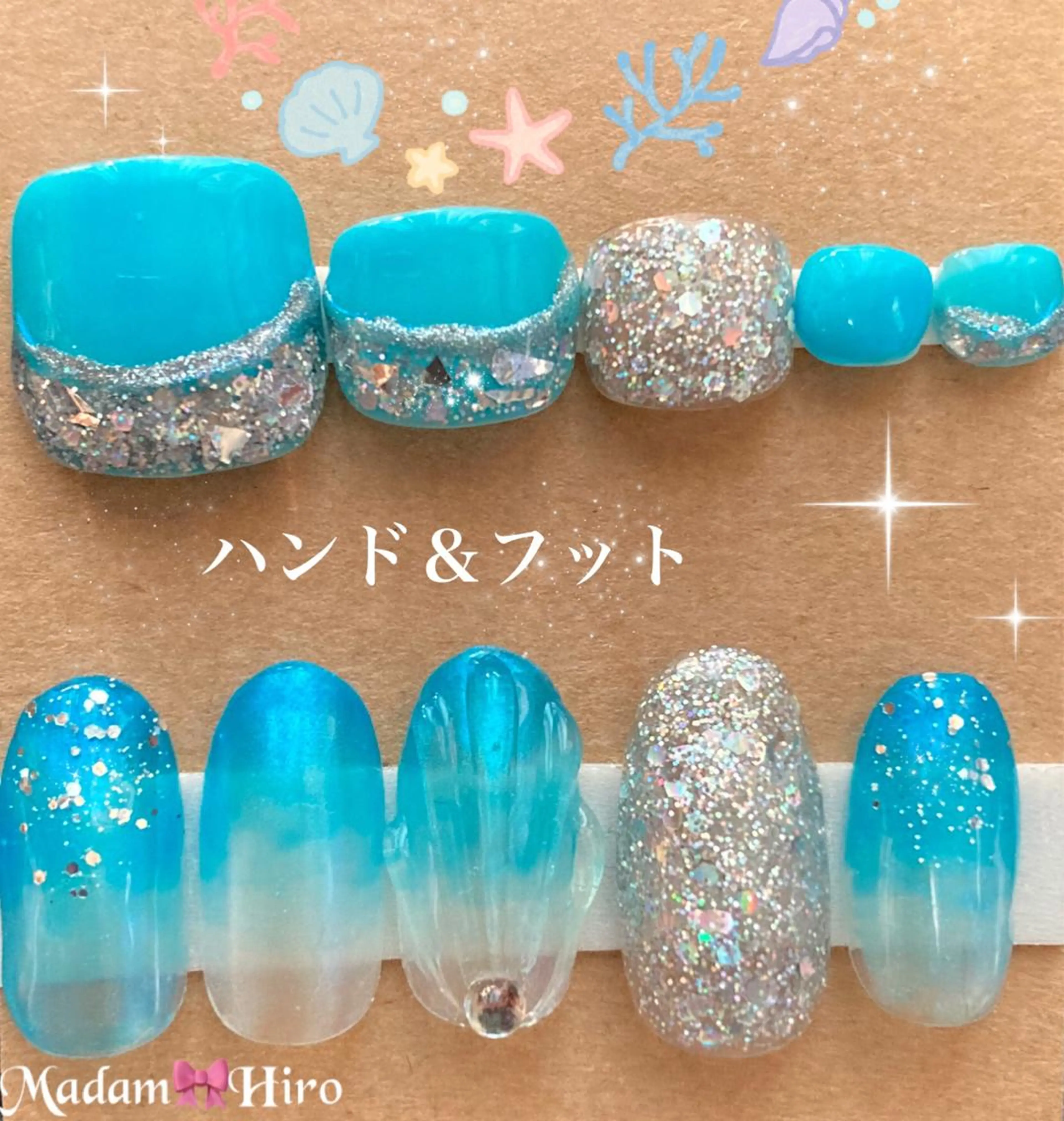 ネイル フットネイル Lianネイル 寛子Lianのネイルデザイン