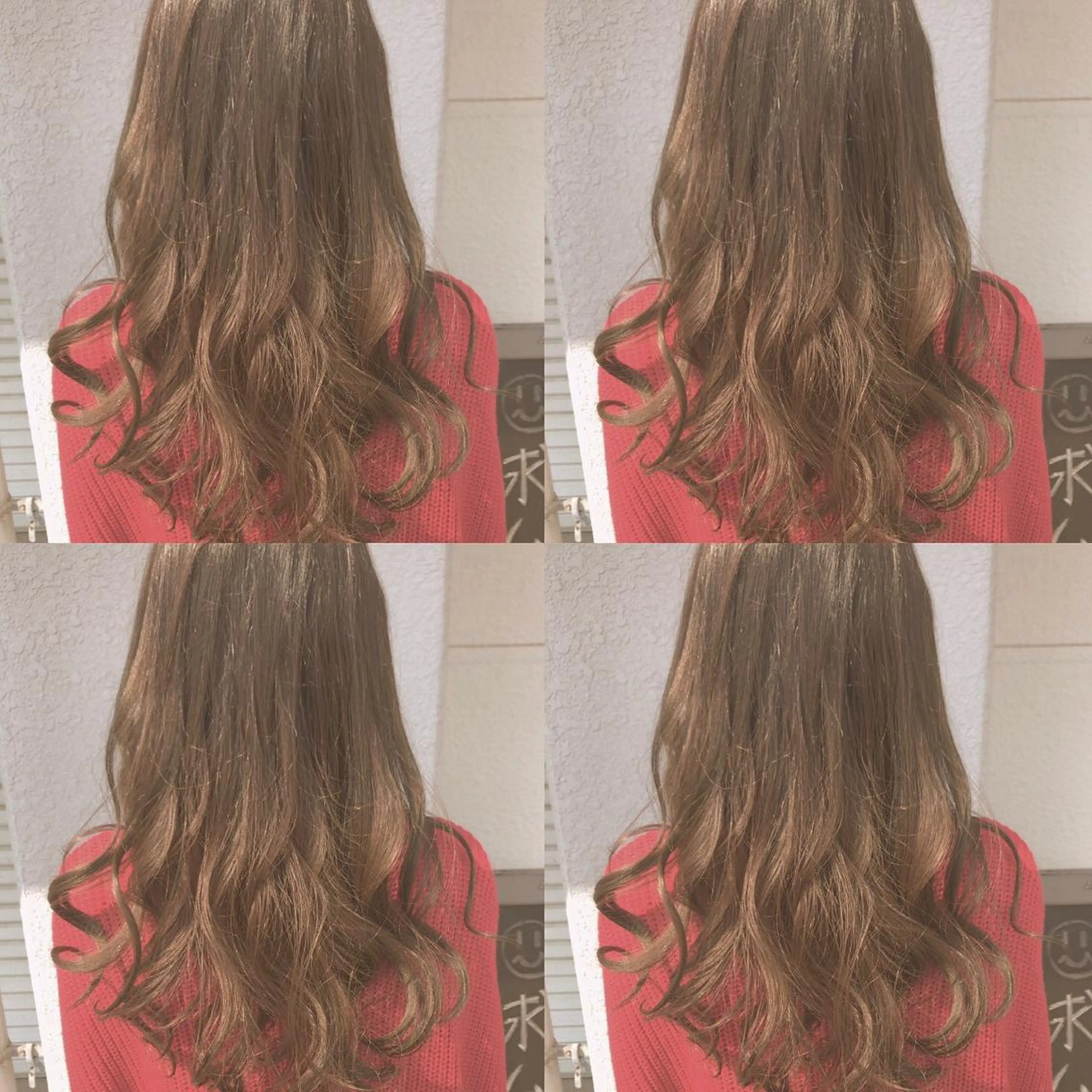 セミロング カラー レイヤーカット匠 イソザキノリユキのヘアスタイル