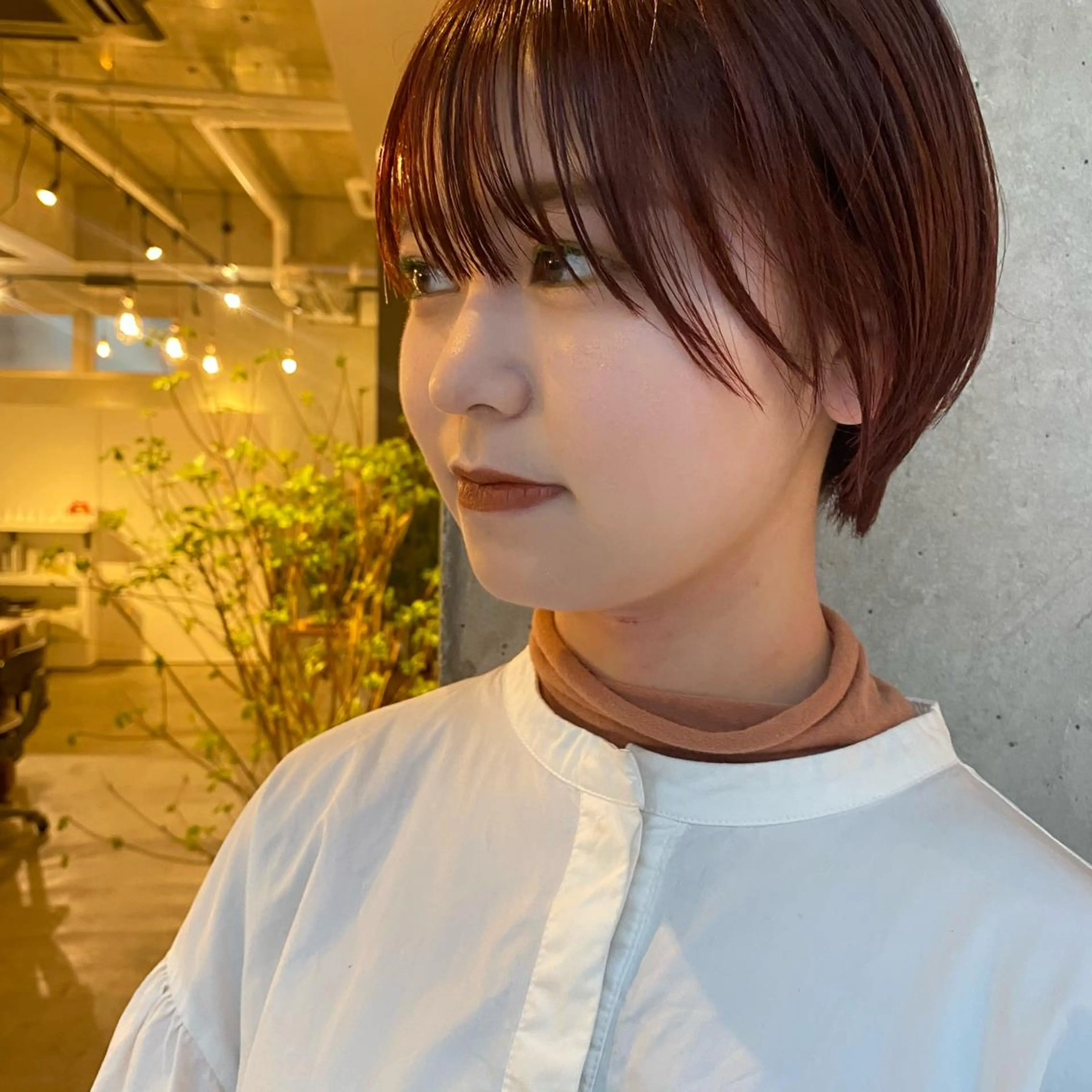 ショート カラー ウツワ所属・高円寺/loca/ 田中南帆のヘアスタイル