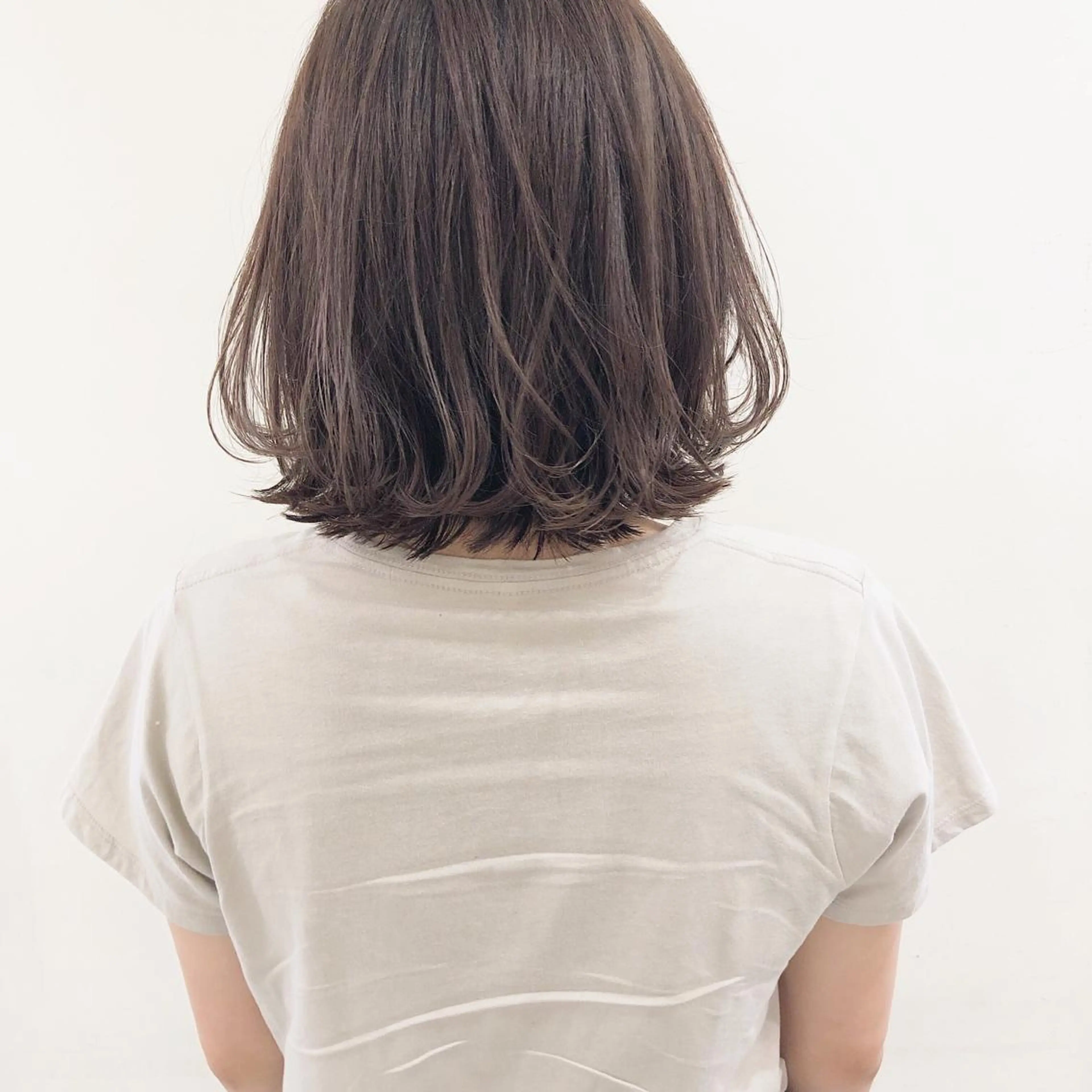 ミディアム カラー ボブ/パーマ 古家 佑真のヘアスタイル