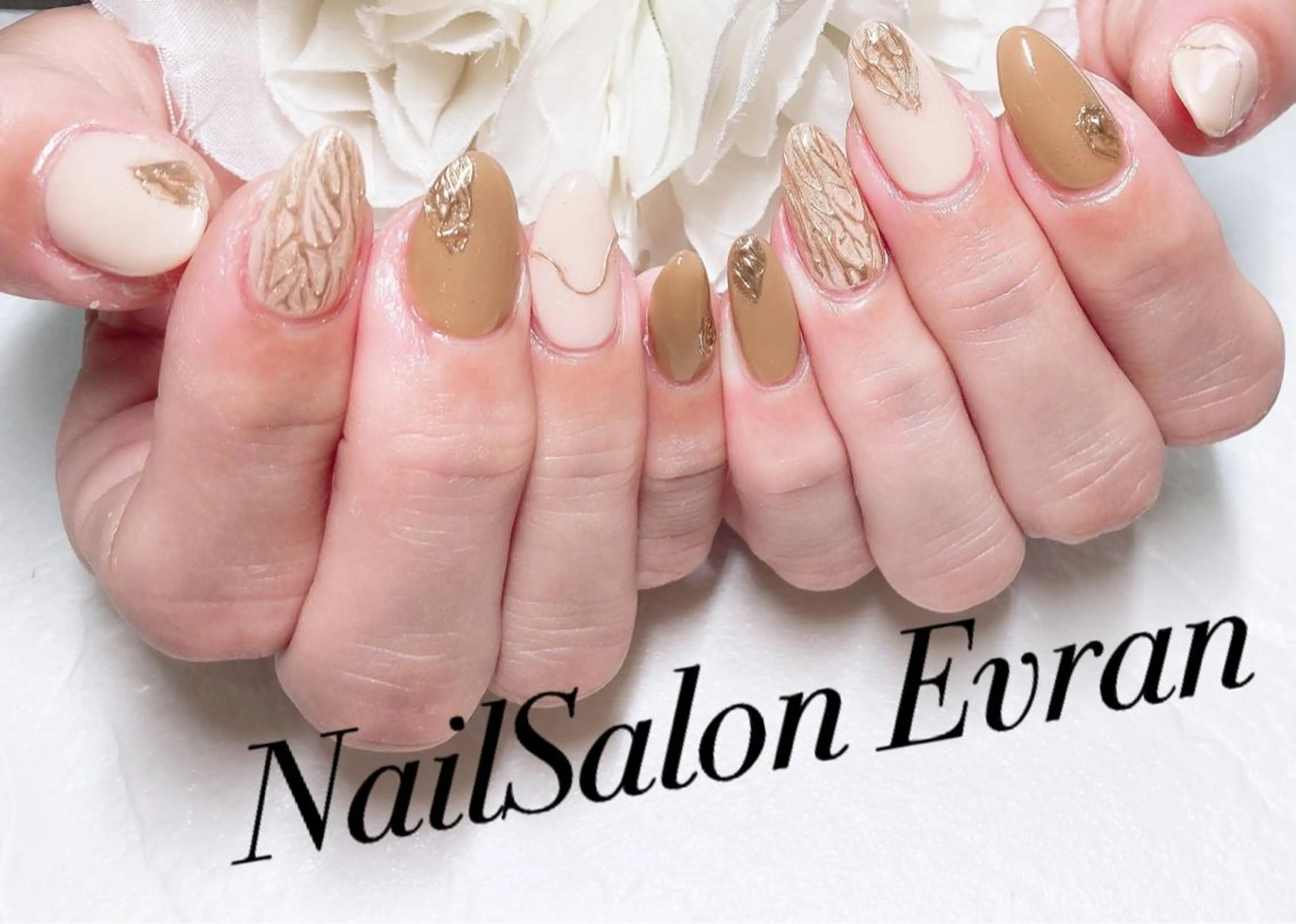 ネイル ニュアンスネイル ハンドネイル Nail salon Evranのネイルデザイン