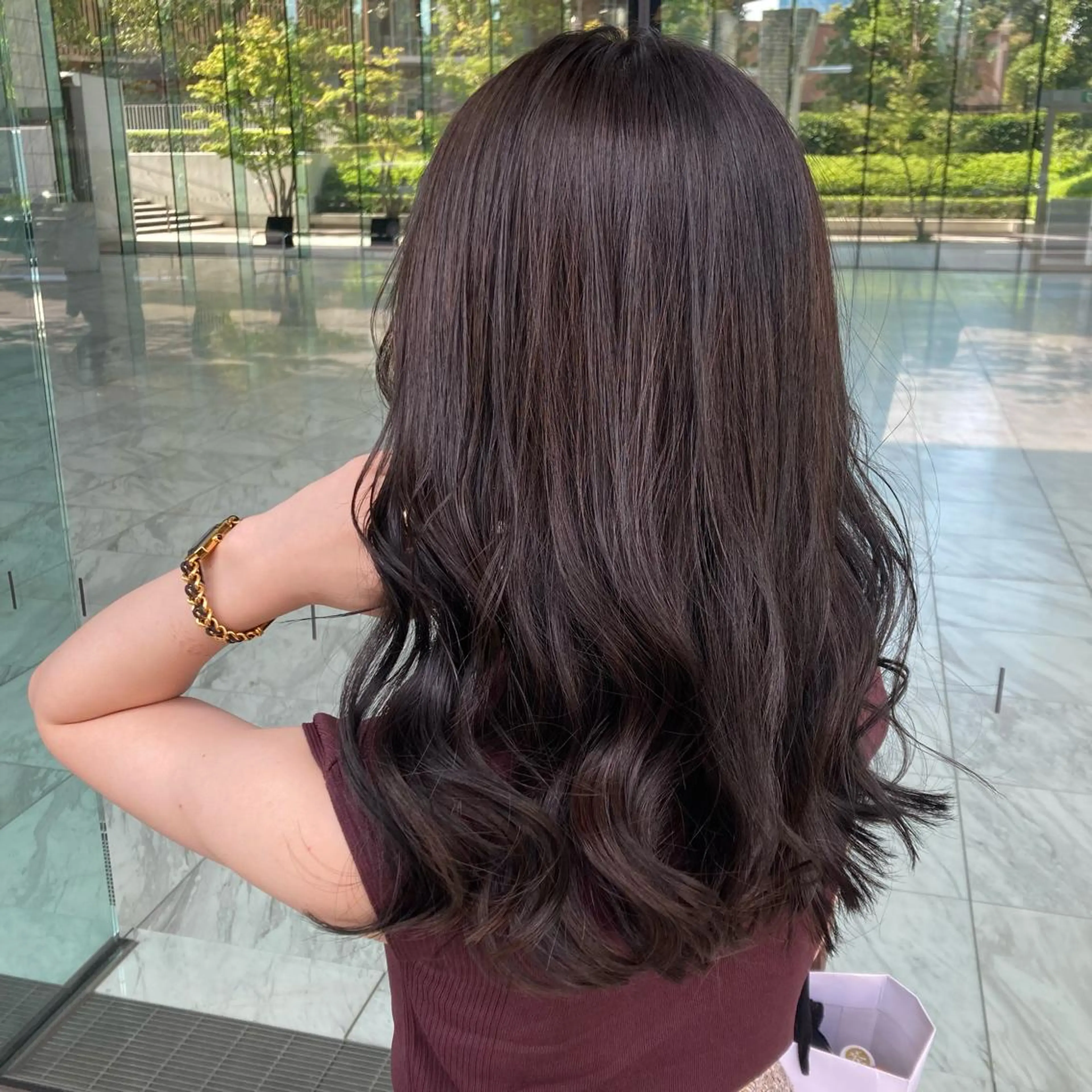 セミロング カラー グレージュ モカグレージュ カット ヘアカラー トリートメント GO TODAY SHAIRE SALON原宿vita店舗所属・🩷完全マンツーマン 💖ASAHIのヘアスタイル