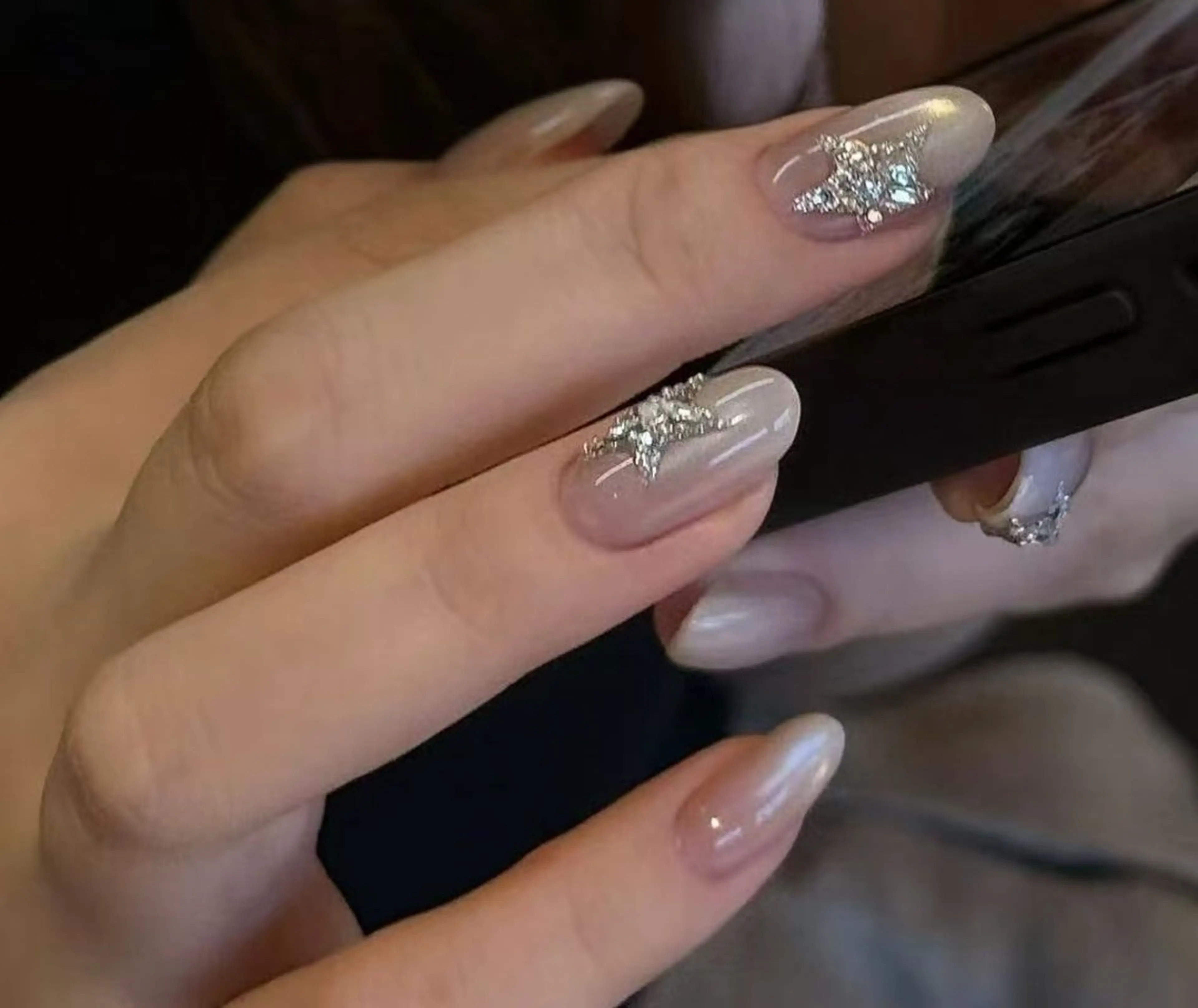 ネイル オーロラネイル フラワーネイル フットネイル フレンチネイル ジェルネイル ハンドネイル BabyYouMi ねねのネイルデザイン