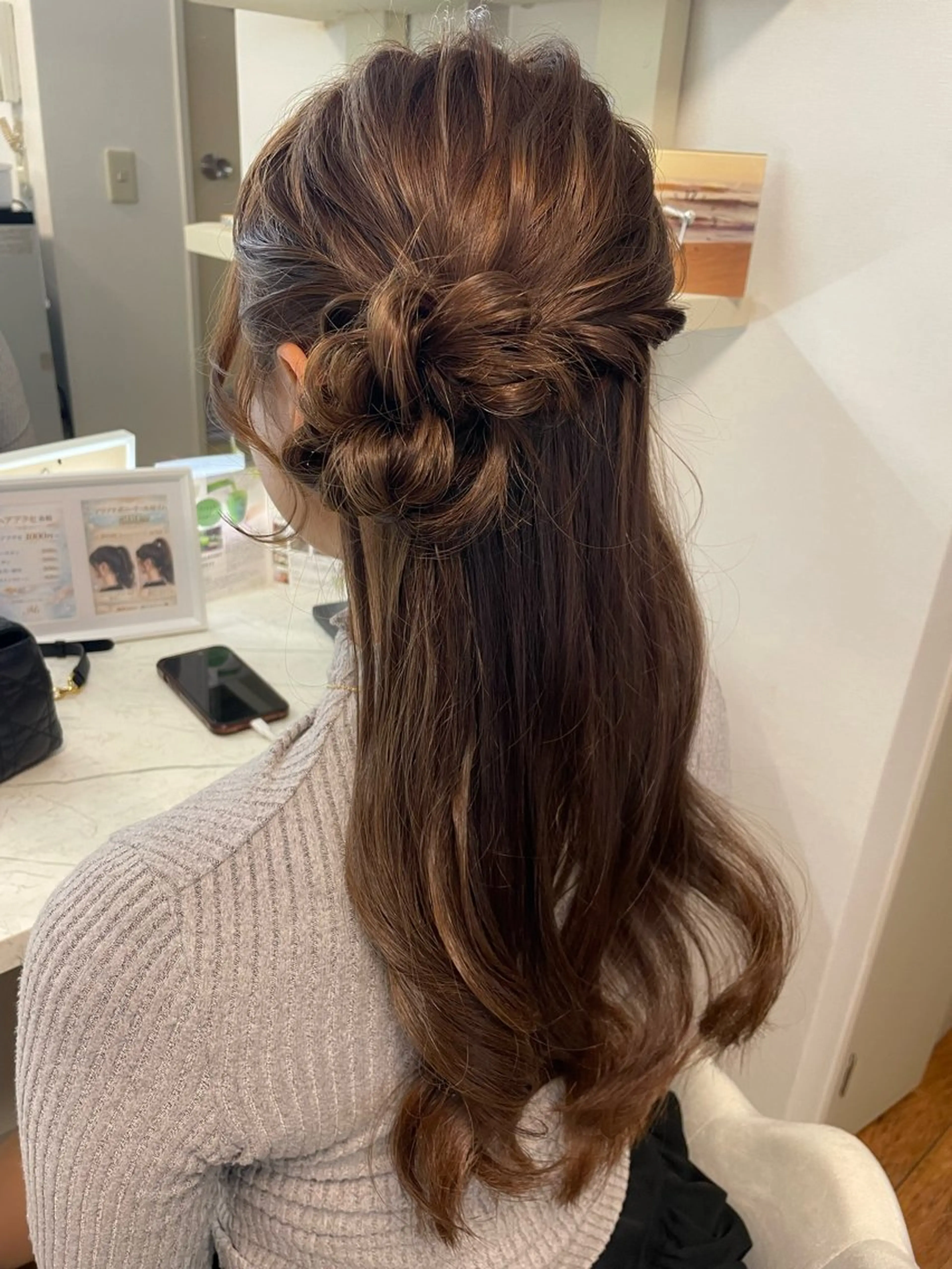 ロング ヘアセット 六本木0分ヘアセット ヘアメイクのヘアスタイル