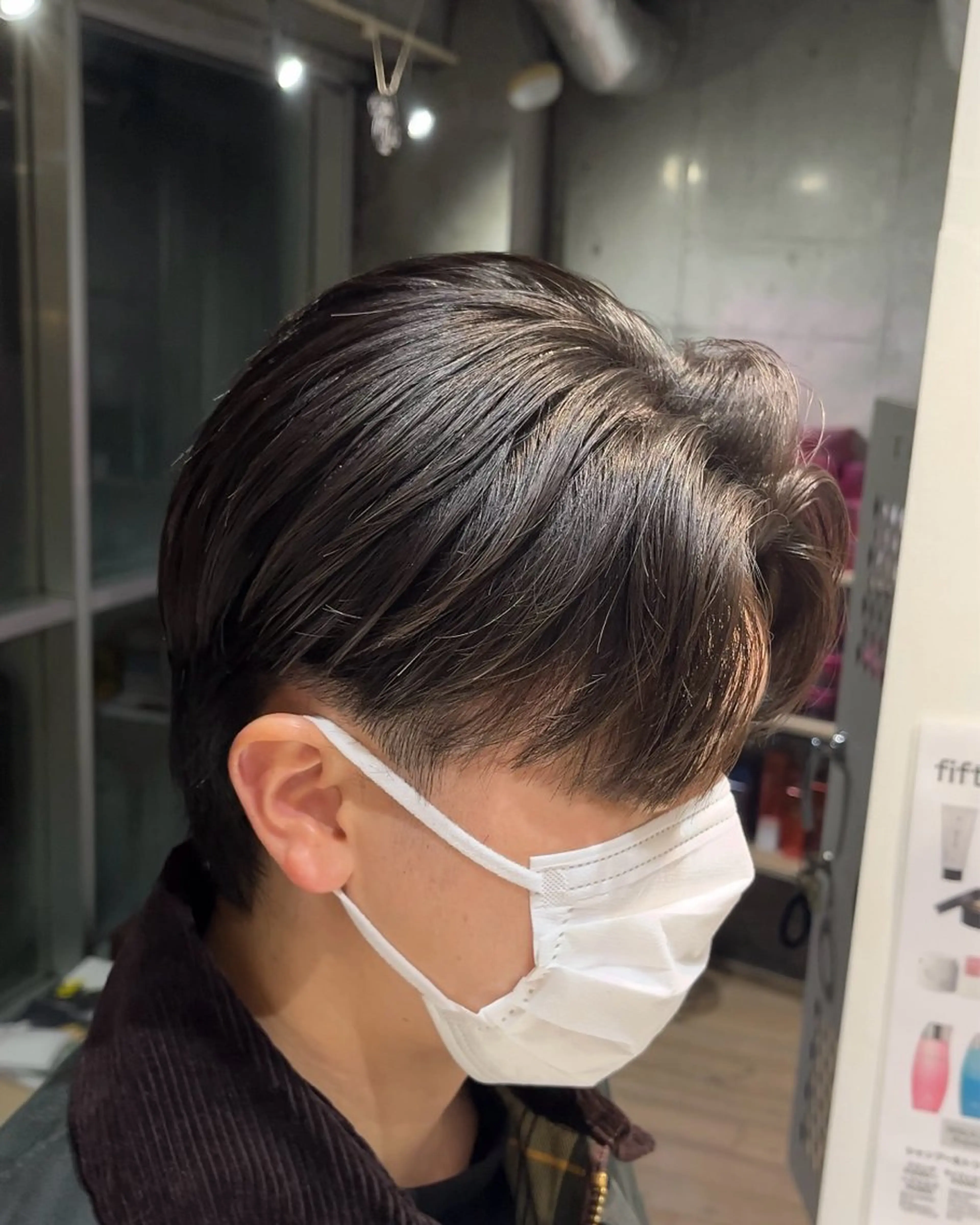 ショート メンズ センターパート カット fifth 原宿店所属・fifth原宿 今村圭一のヘアスタイル