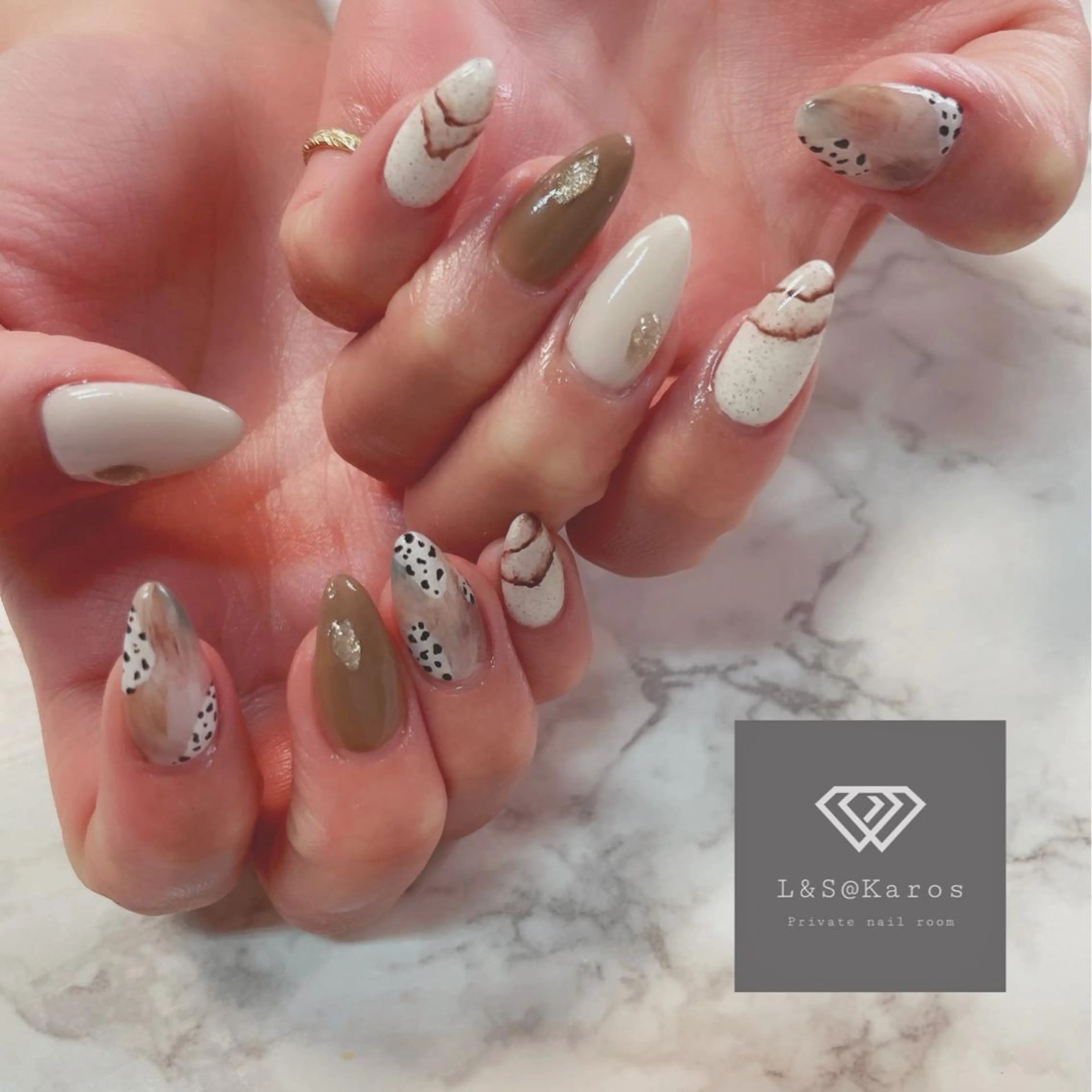 ロング ネイル アートネイル フットネイル 持ち込み ハンドネイル L&S@Karos所属・L&S@ Karosのネイルデザイン