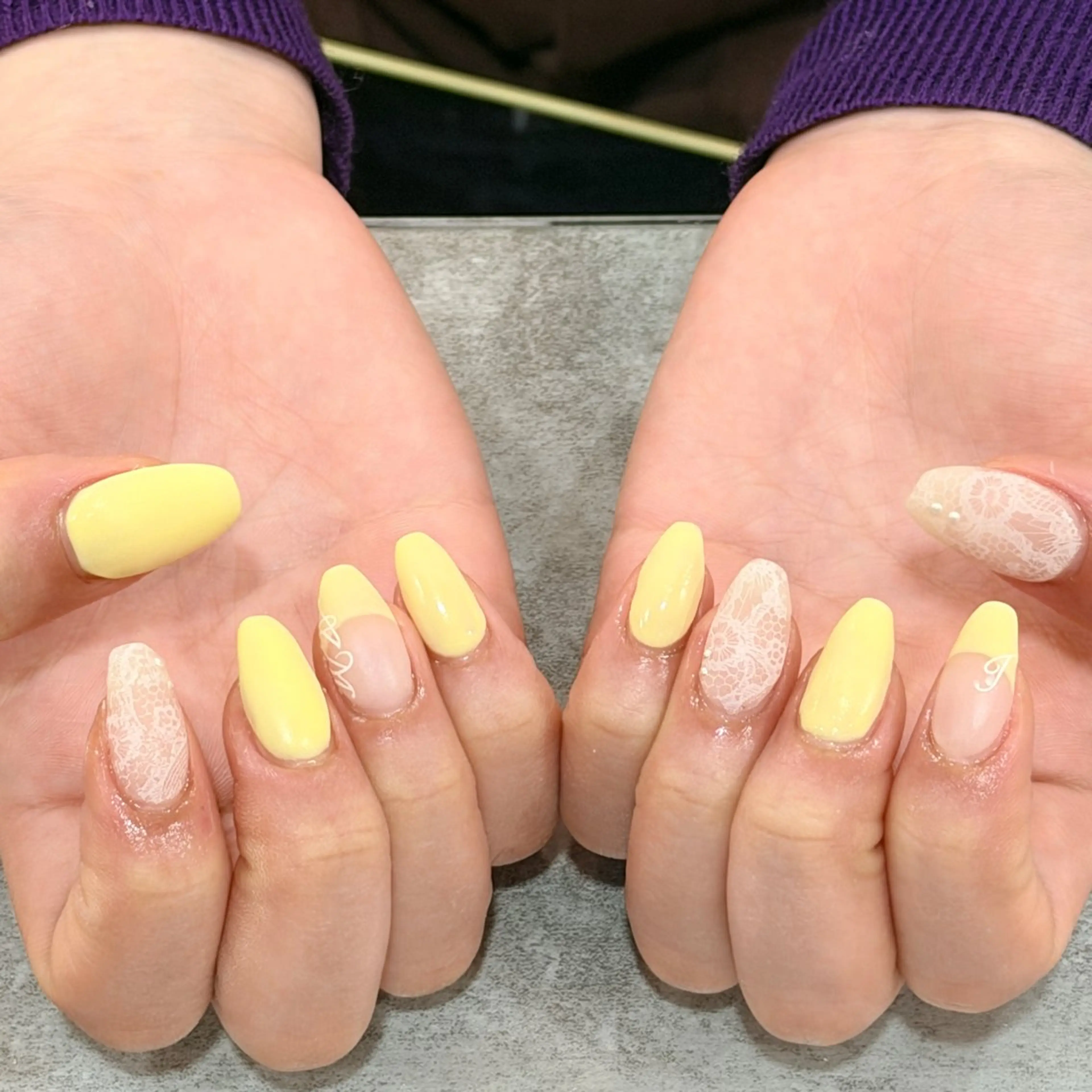 ネイル マットネイル tiffin Harukaのネイルデザイン