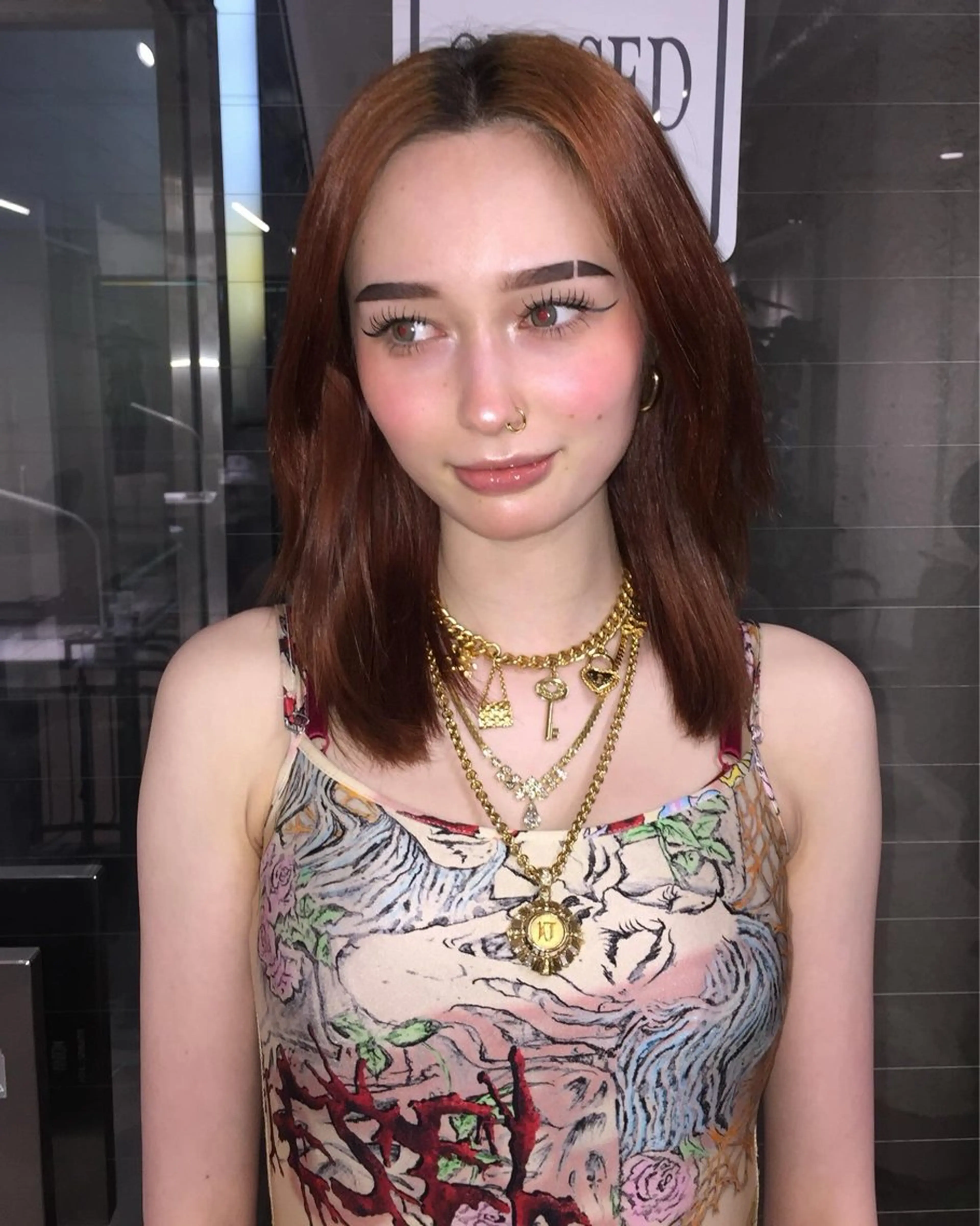 マツエク・マツパ フラットラッシュ まつげパーマ 下まつげエクステ 一重×まつ毛パーマ マツエク NORA senaのマツエク・マツパデザイン