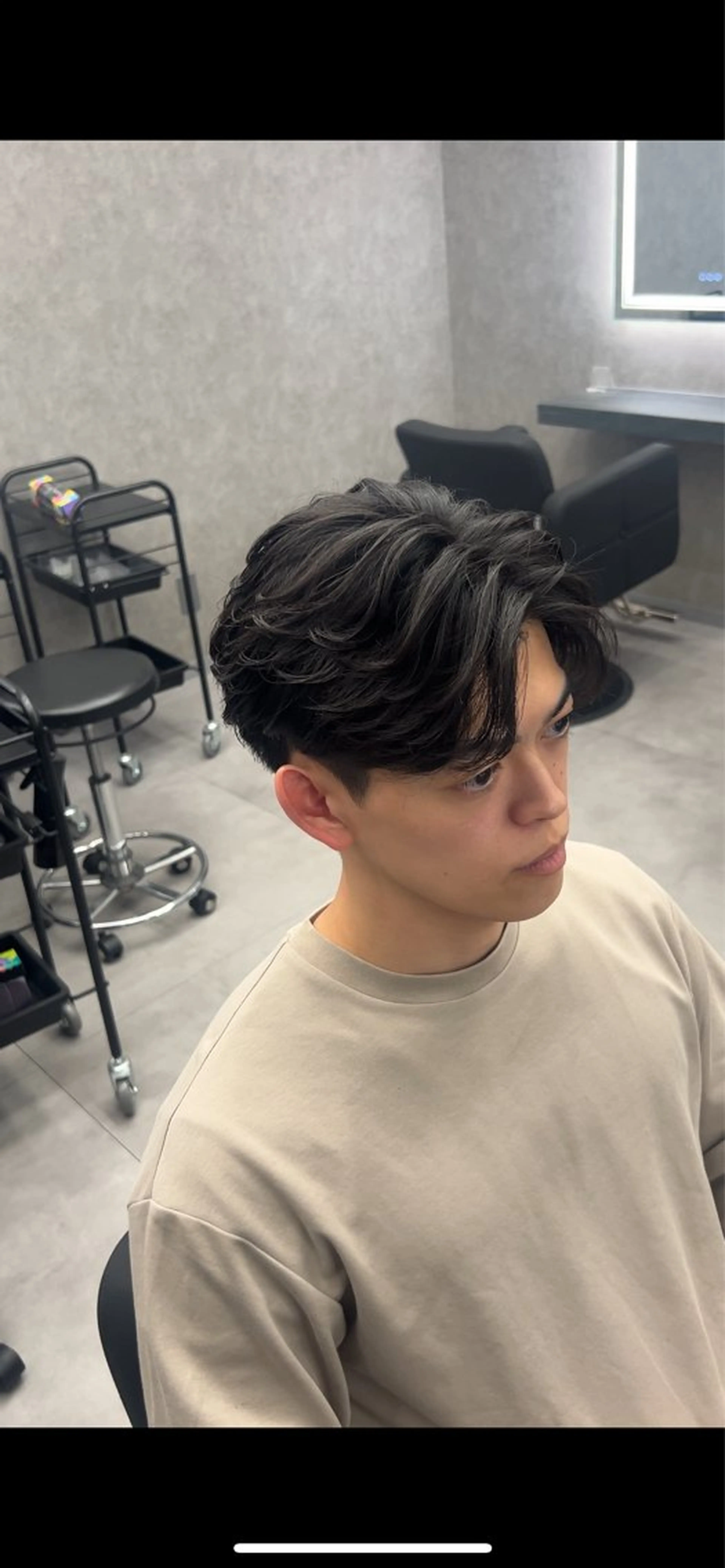 パーマ メンズ カット パーマ 【札幌メンズ特化】 つばさ🔥のヘアスタイル