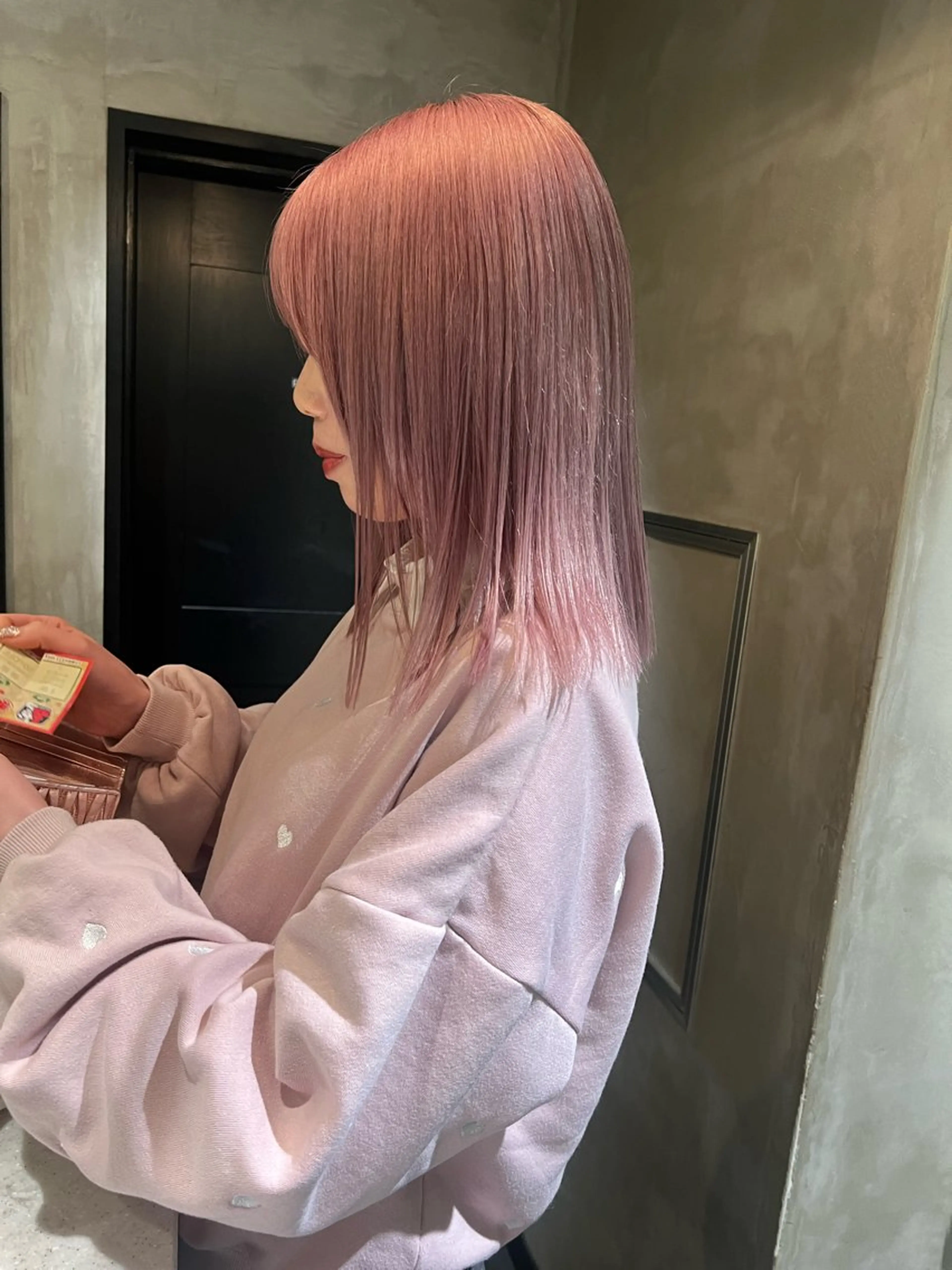 セミロング カラー ヘアカラー トリートメント アンニュイヘア🪽 ayumiのヘアスタイル