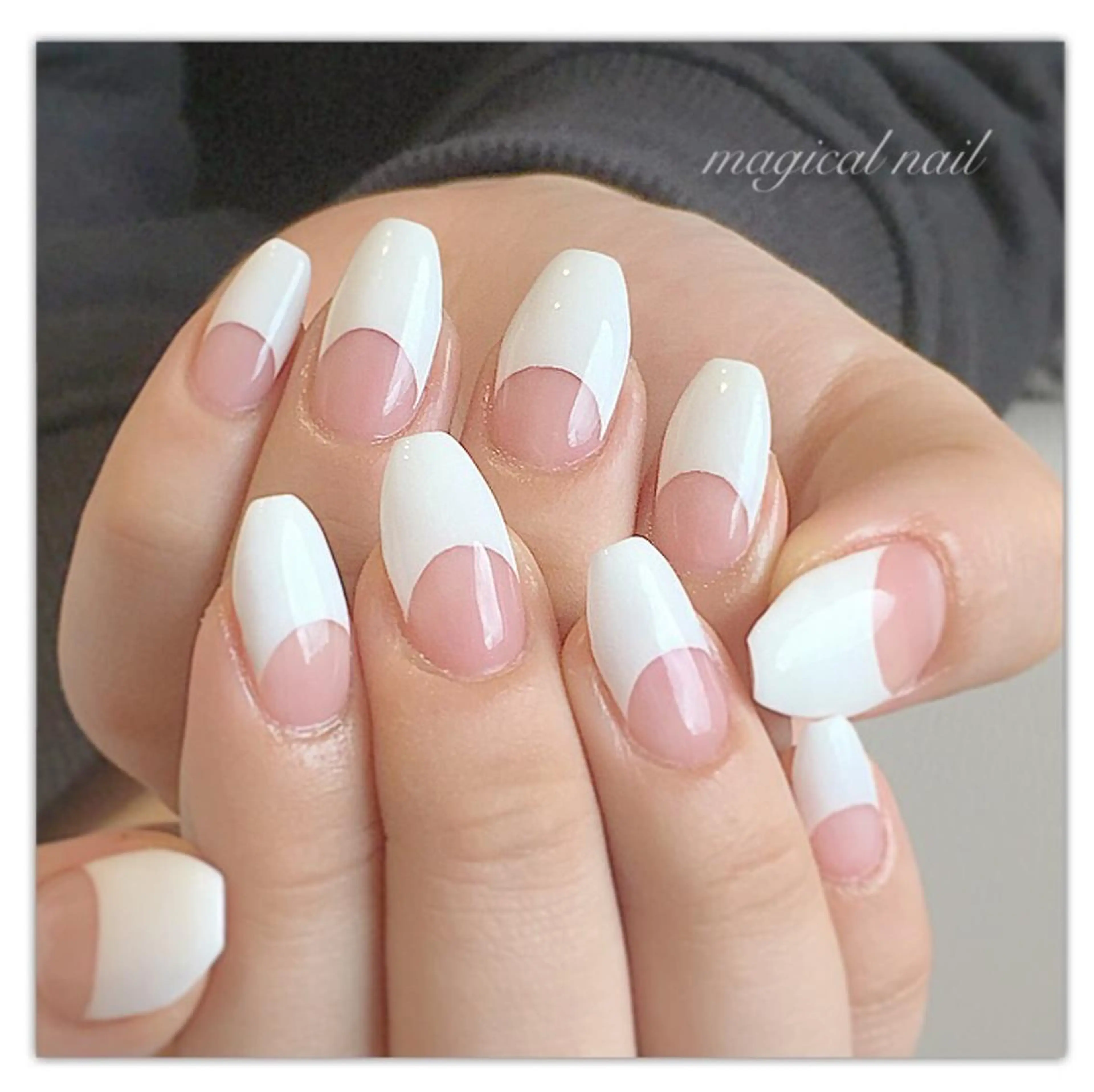 ネイル フレンチネイル ハンドネイル magical nailのネイルデザイン