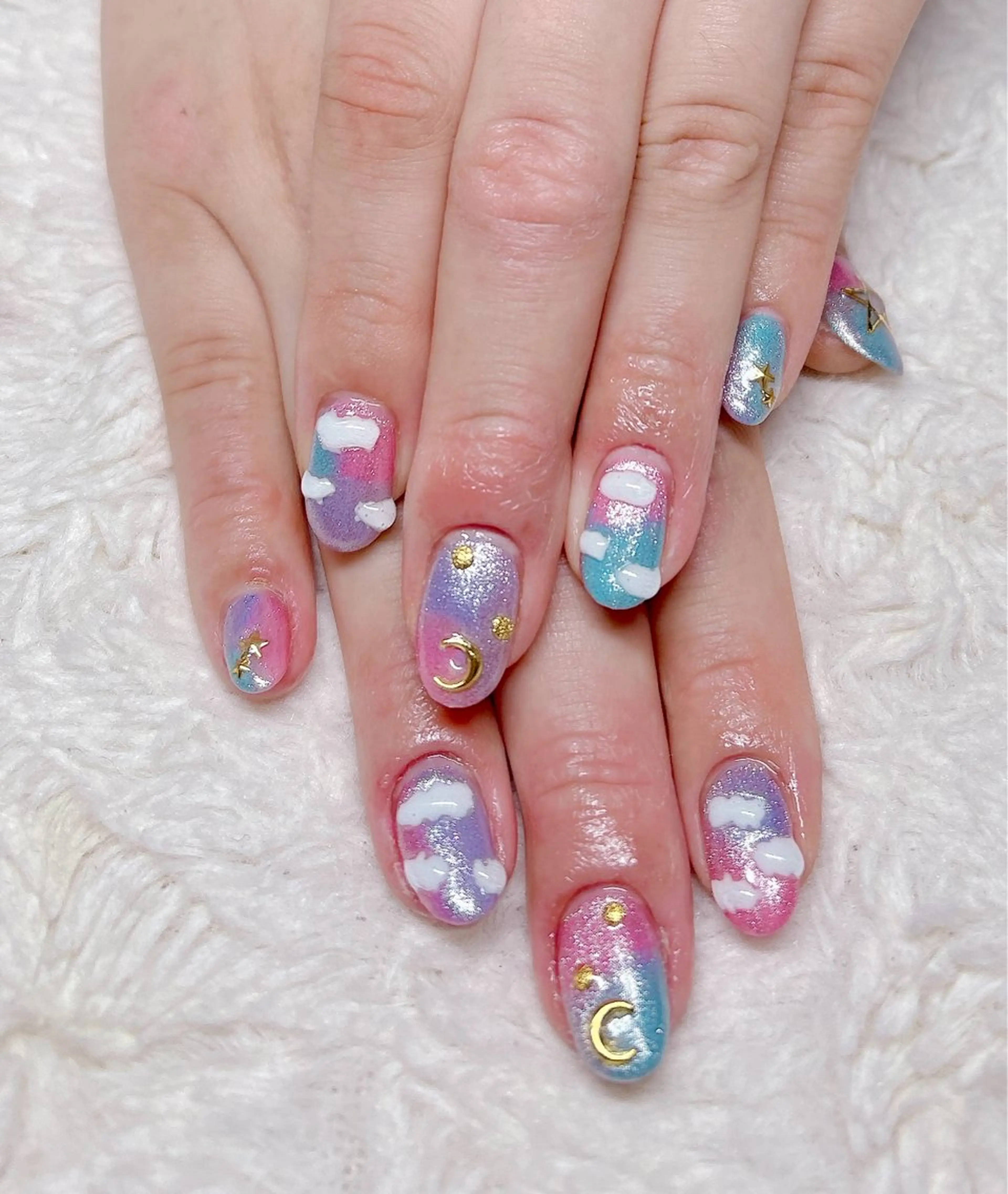 ネイル マグネットネイル ハンドネイル ハンドケア kaenail 瑞江のネイルデザイン