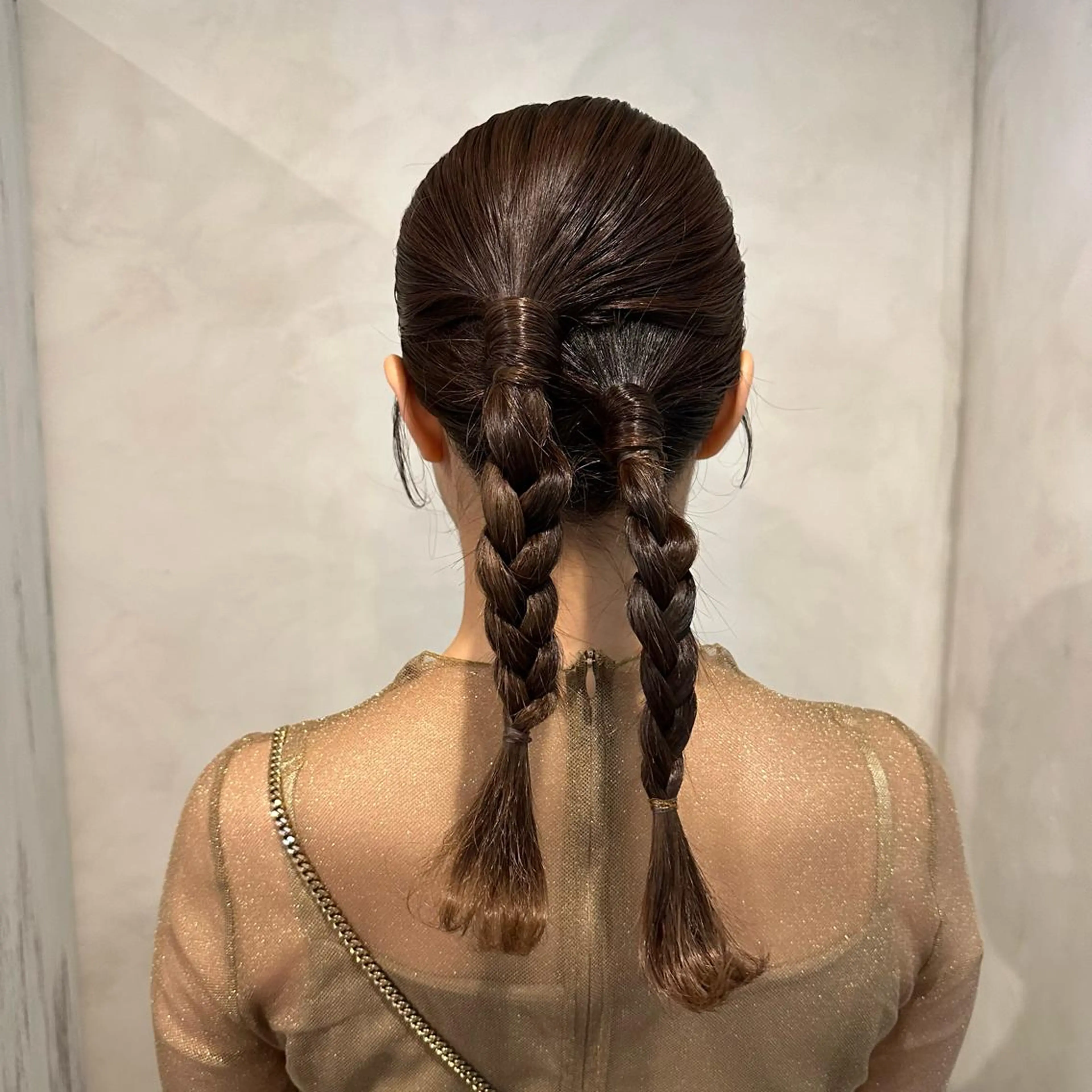 ヘアアレンジ 結婚式・ブライダル ヘアセット Aust hair Stella新宿所属・Yuki☺︎パーマ レイヤーカットのヘアスタイル