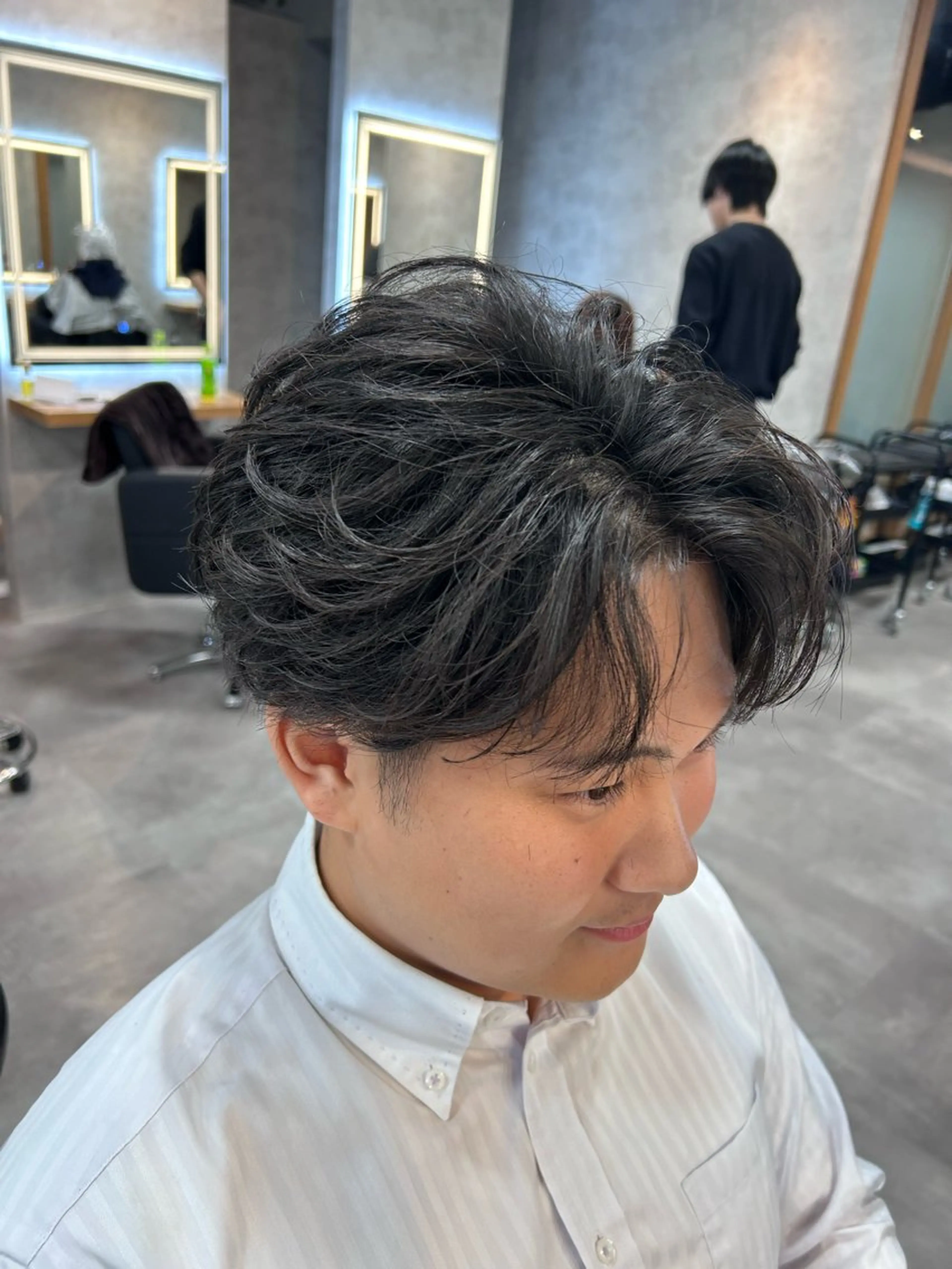 ショート カラー パーマ メンズ カット パーマ メンズスペシャリスト 👑/YUTAのヘアスタイル