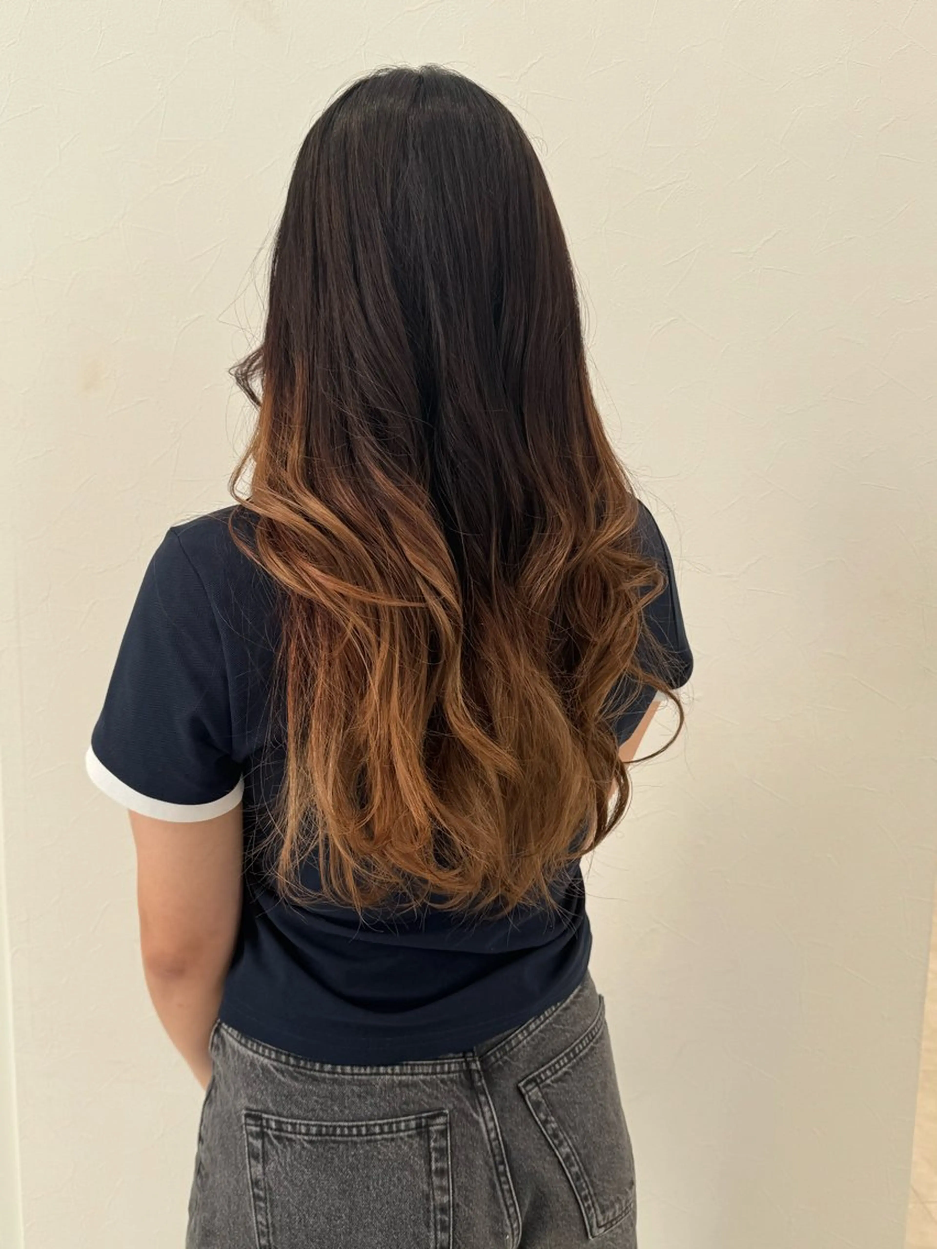 セミロング カラー グラデーションカラー HANABUSA days所属・HANABUSA ヤスキ/カラーリストのヘアスタイル