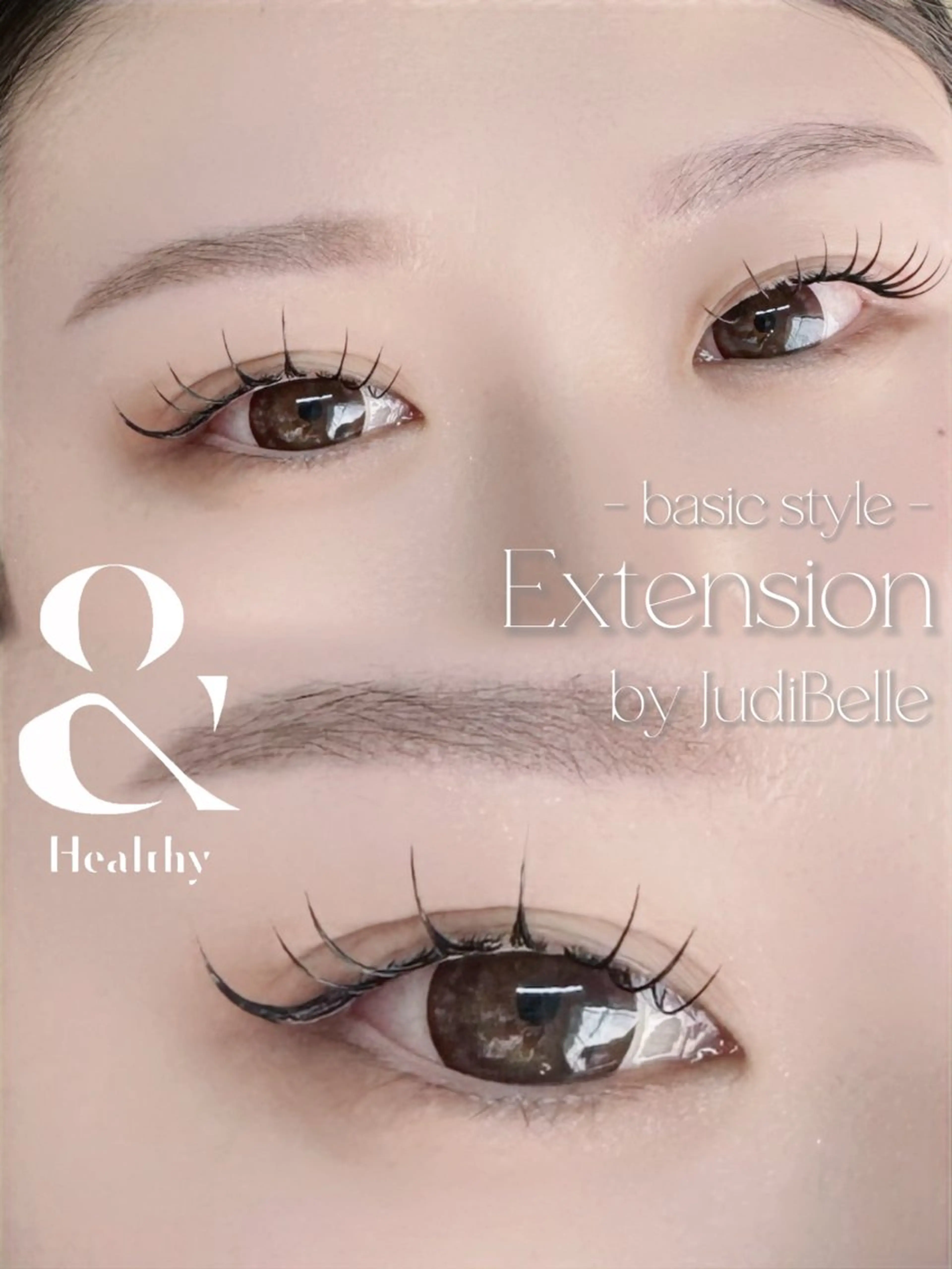 流行りのぱっちりmenu🍒＆healthy🐰《マツエク×マツパ》+フラットラッシュ100本(オフ/コーティング付✨)の写真