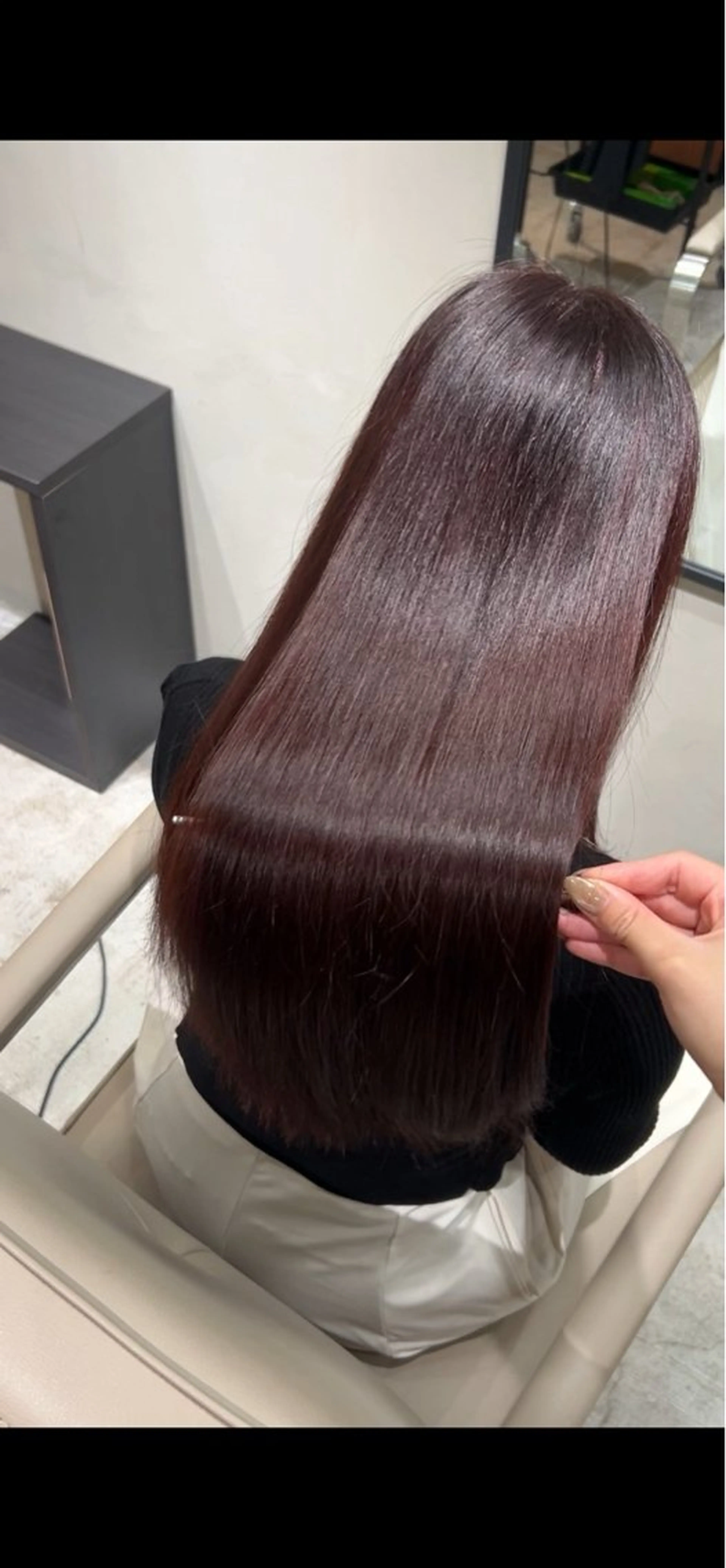 ロング ヘアカラー トリートメント 神山美歌/髪質改善 /八丁堀のヘアスタイル