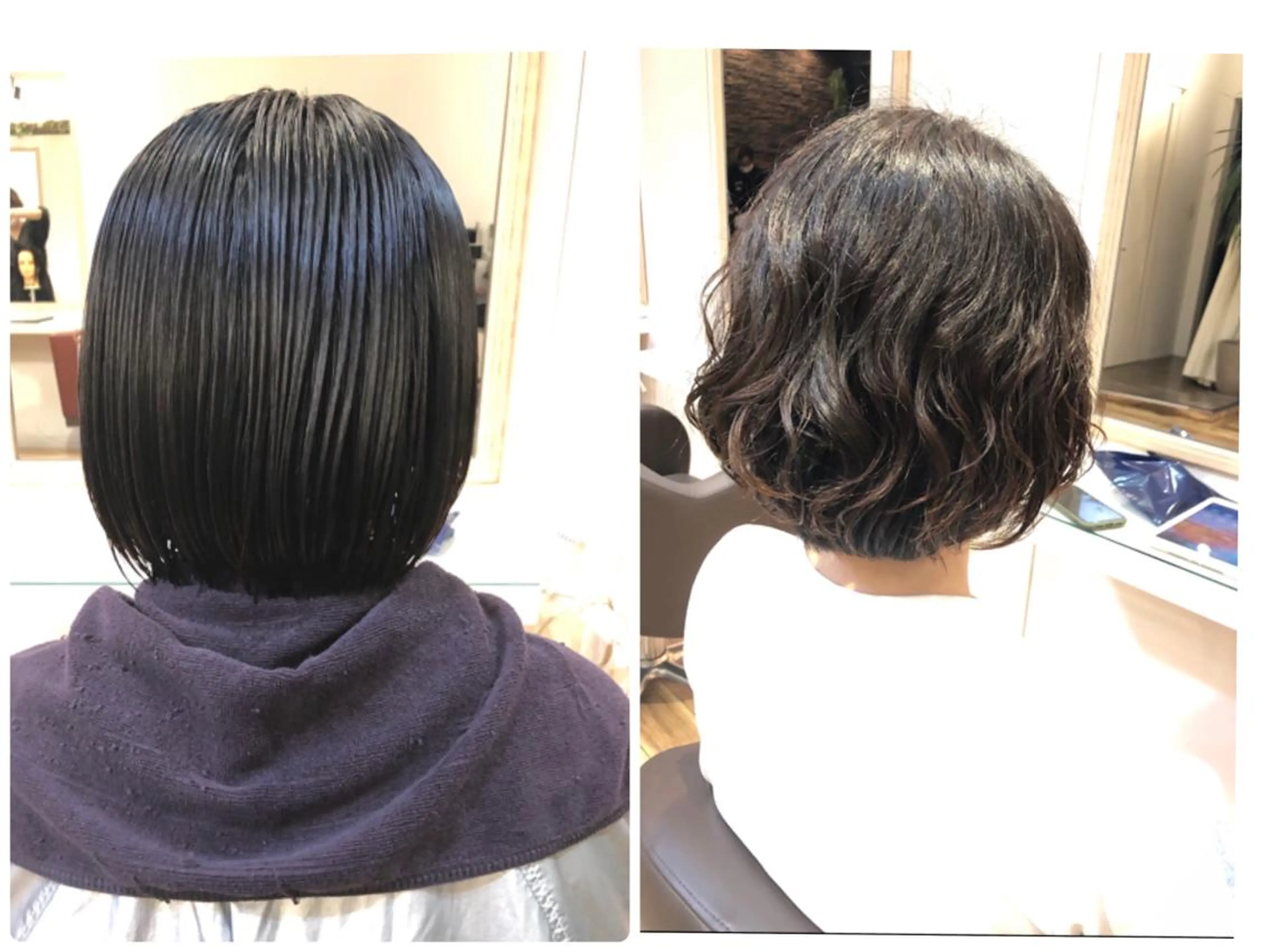 ショート パーマ ニュアンスパーマ COA所属・小顔カット前髪 顔周りカット林亮佑のヘアスタイル