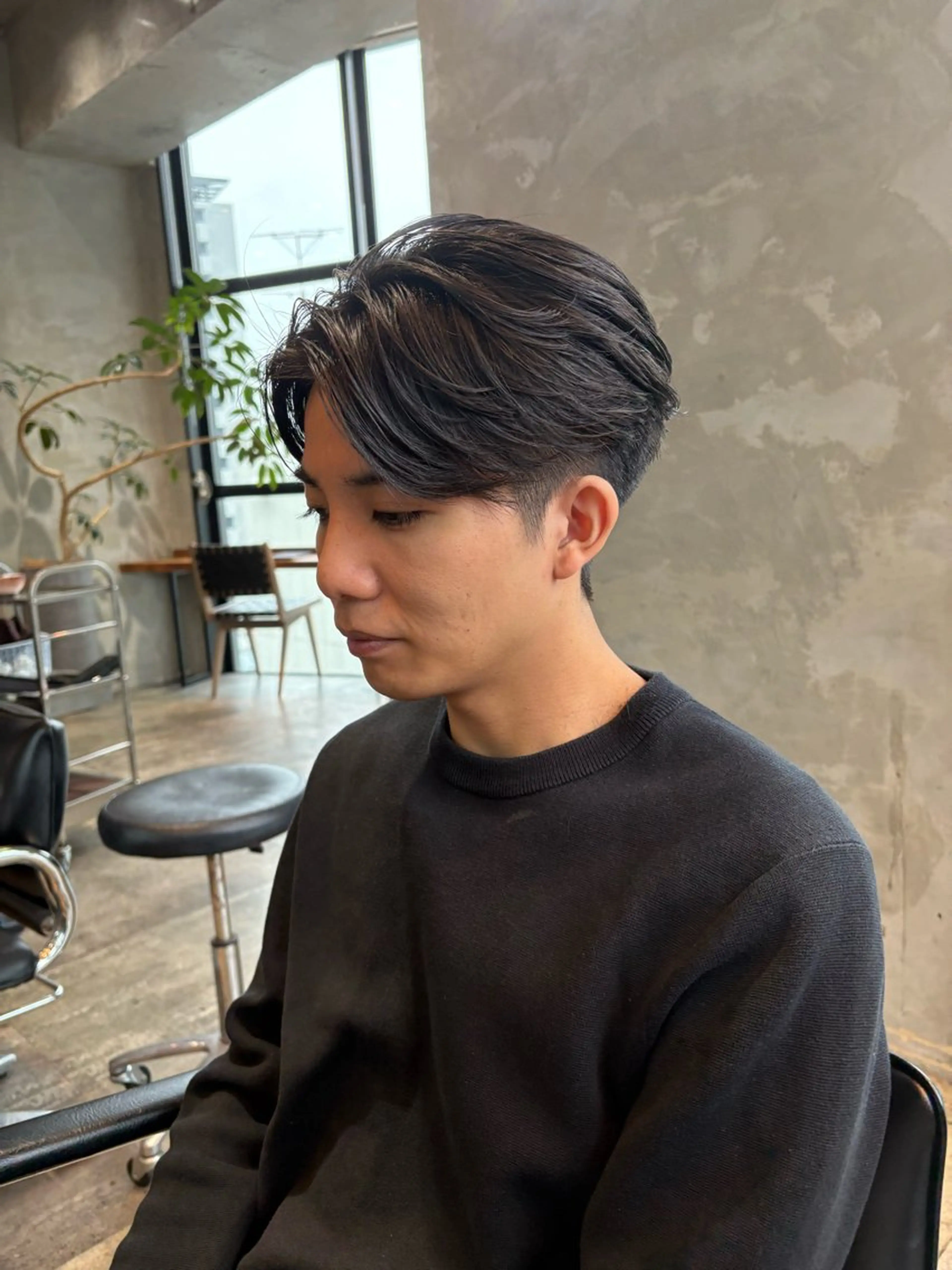 メンズ カット 渋谷駅/ボブパーマ/ レイヤー/ケンコウのヘアスタイル