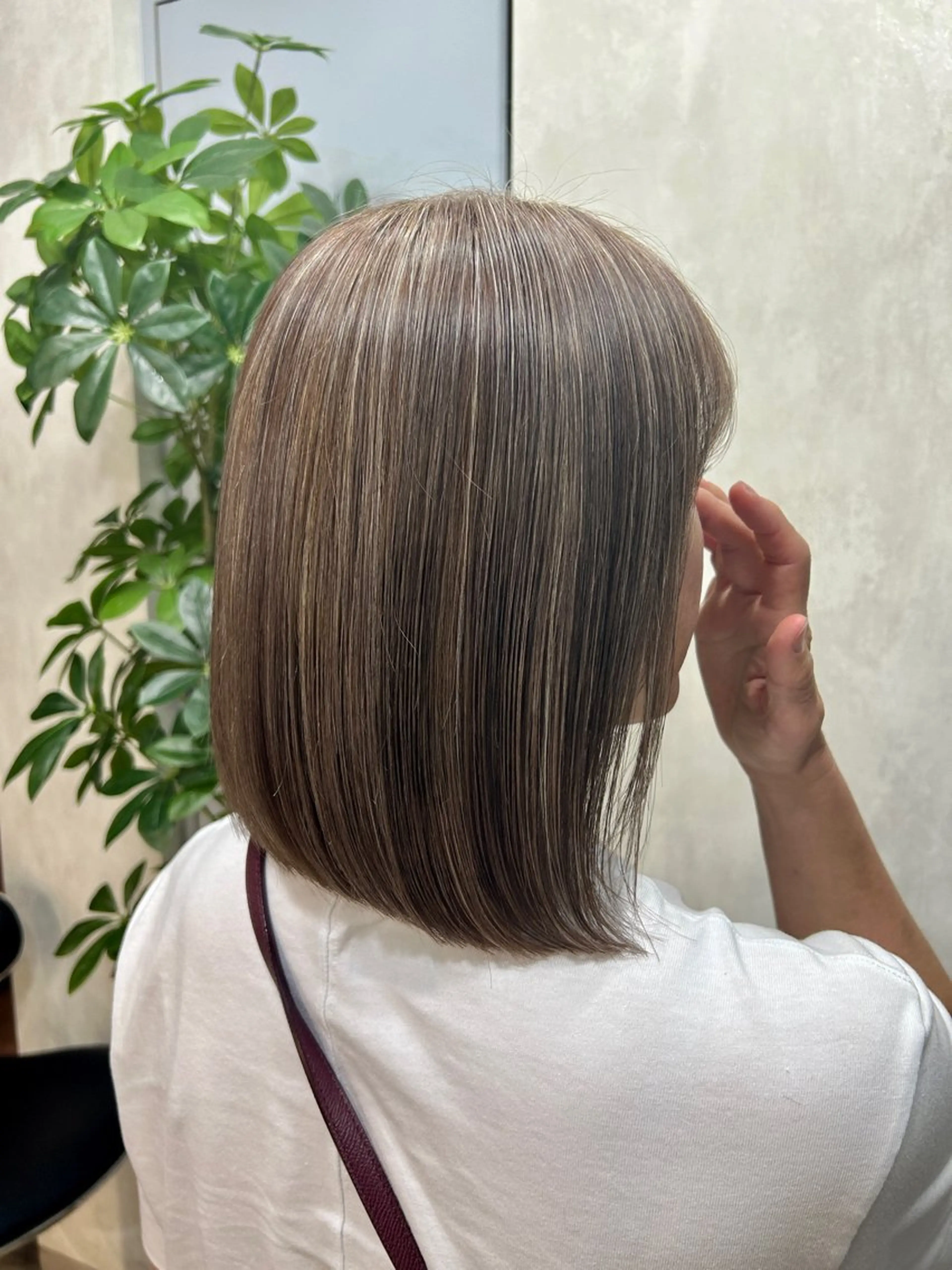 ミディアム カラー ハイライトカラー ハイライト カット ヘアカラー トリートメント 新宿/美髪矯正 髪質改善/韓国風山本のヘアスタイル