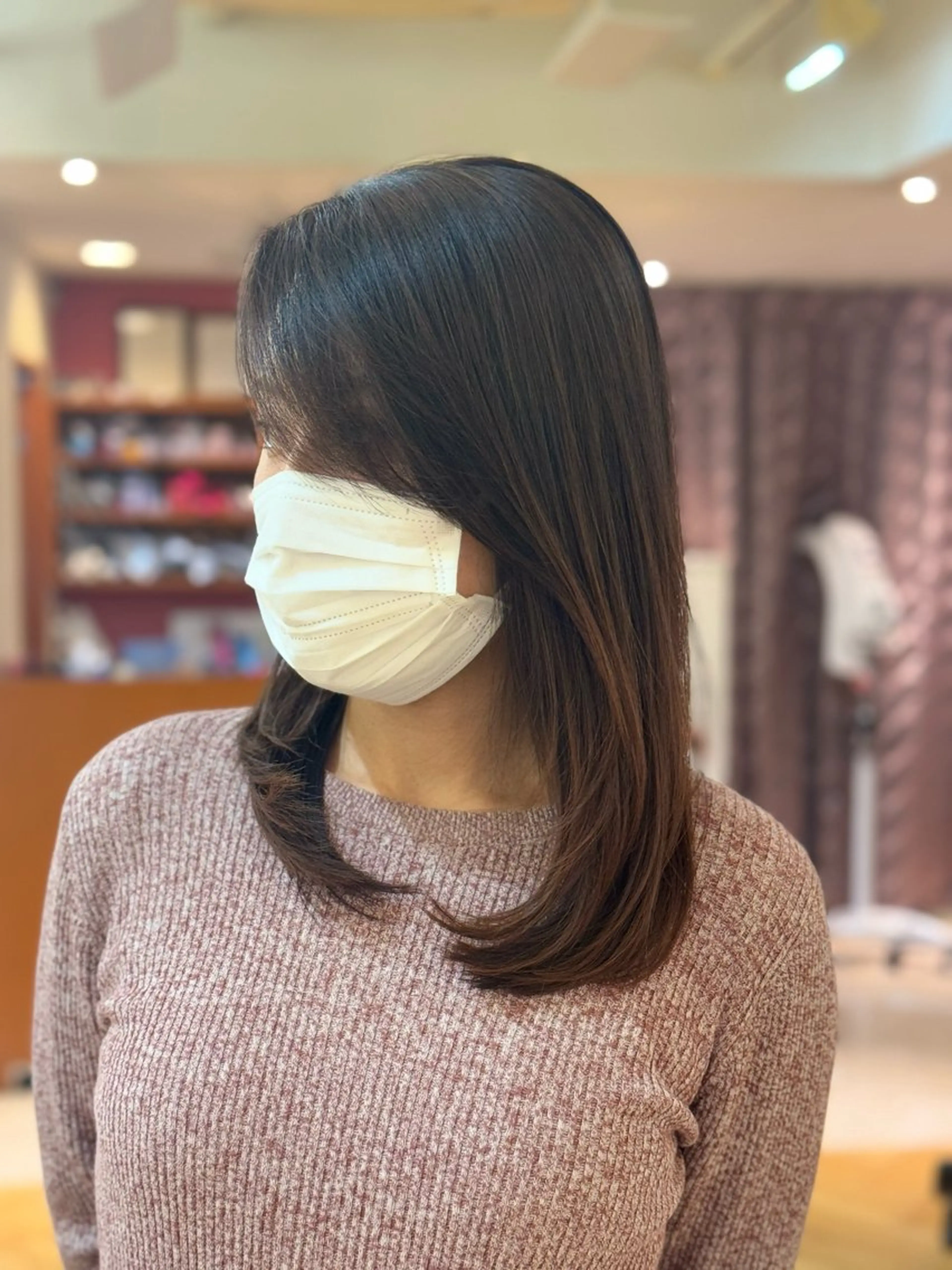 ミディアム カット 縮毛矯正 トリートメント STELLA所属・髪質改善/縮毛矯正 /菊田将成のヘアスタイル