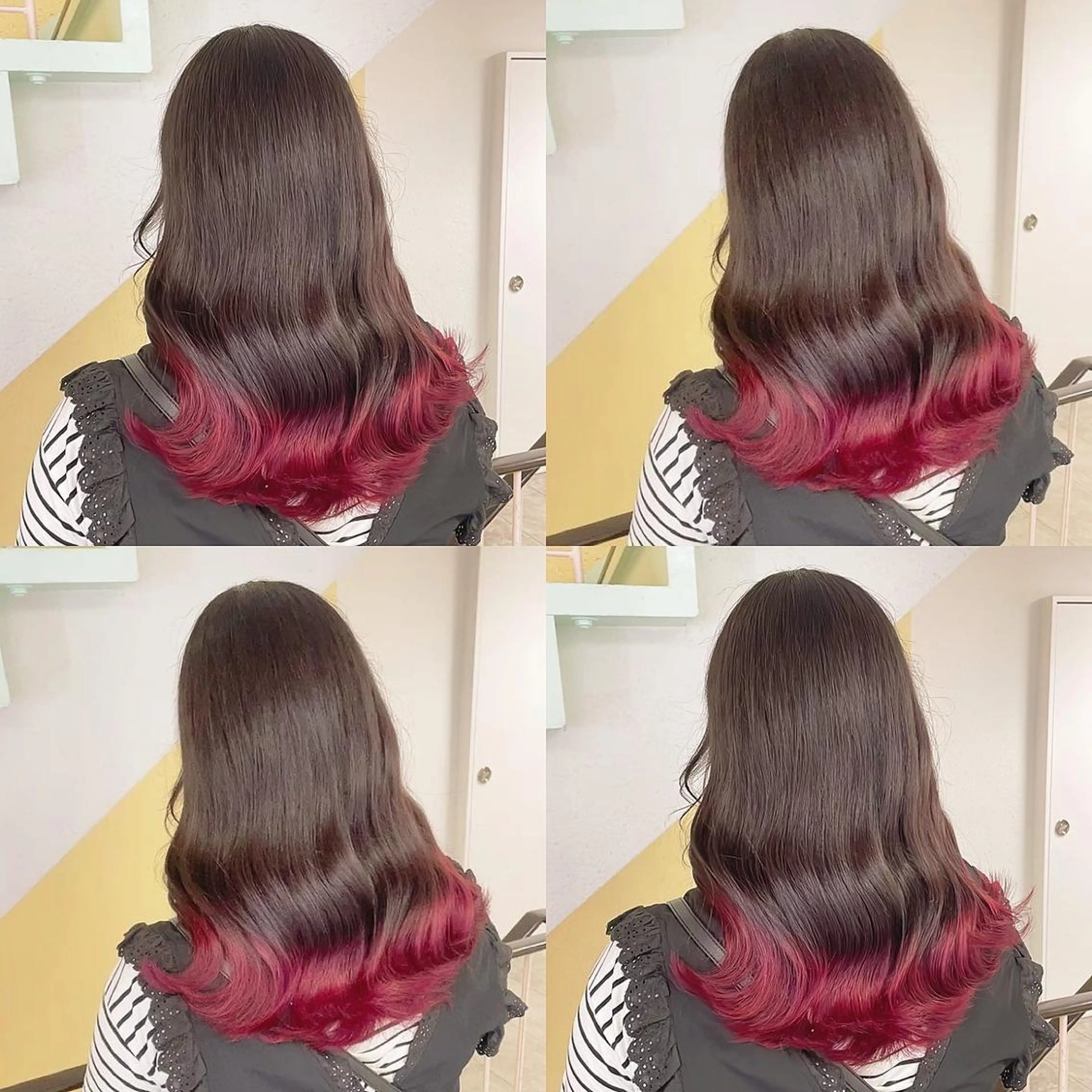 カラー ヘアカラー トリートメント 渋谷:インナーカラー ／🍒エリカ🍒のヘアスタイル