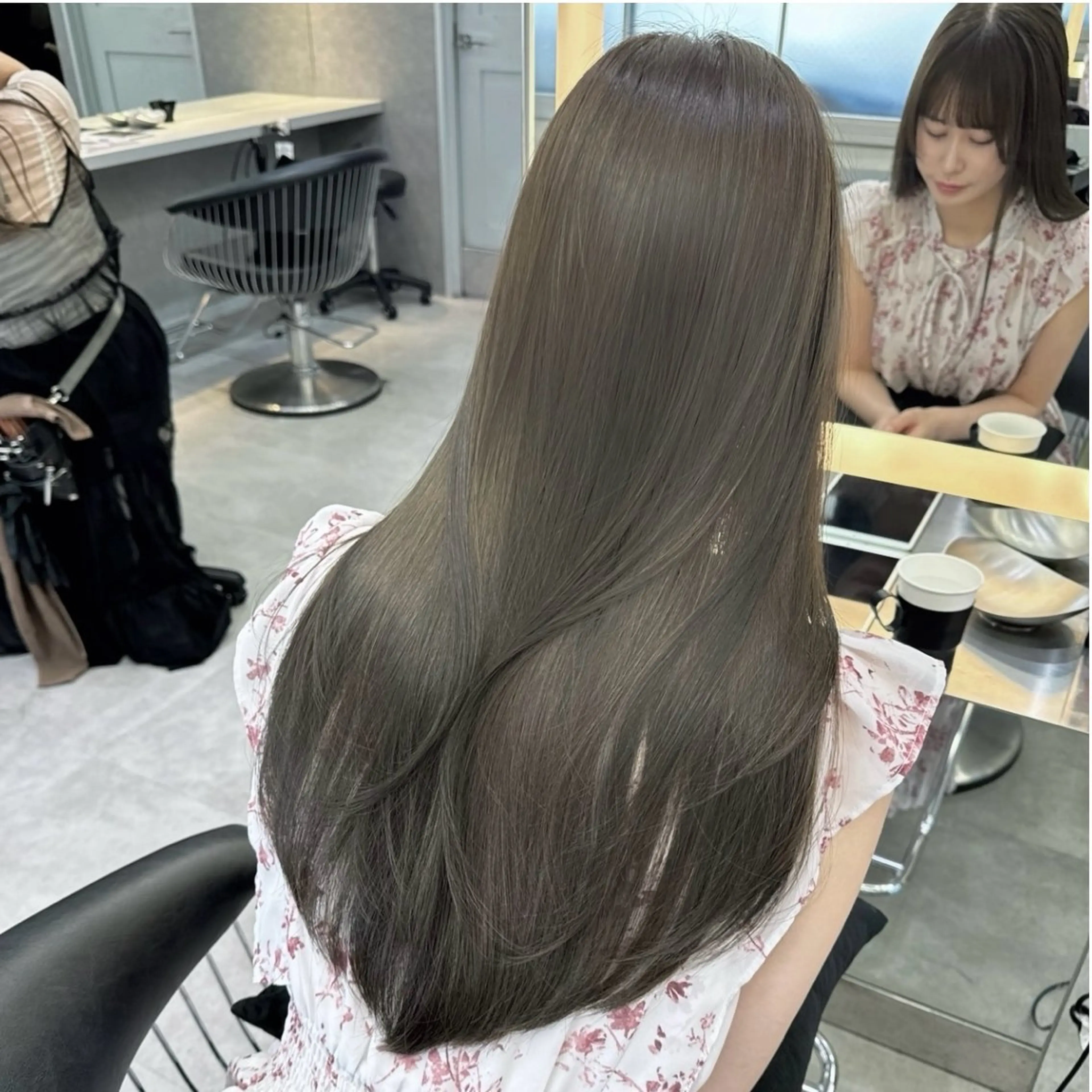 ロング カット トリートメント レイヤー/韓国 ❤️髪質改善　芹奈のヘアスタイル