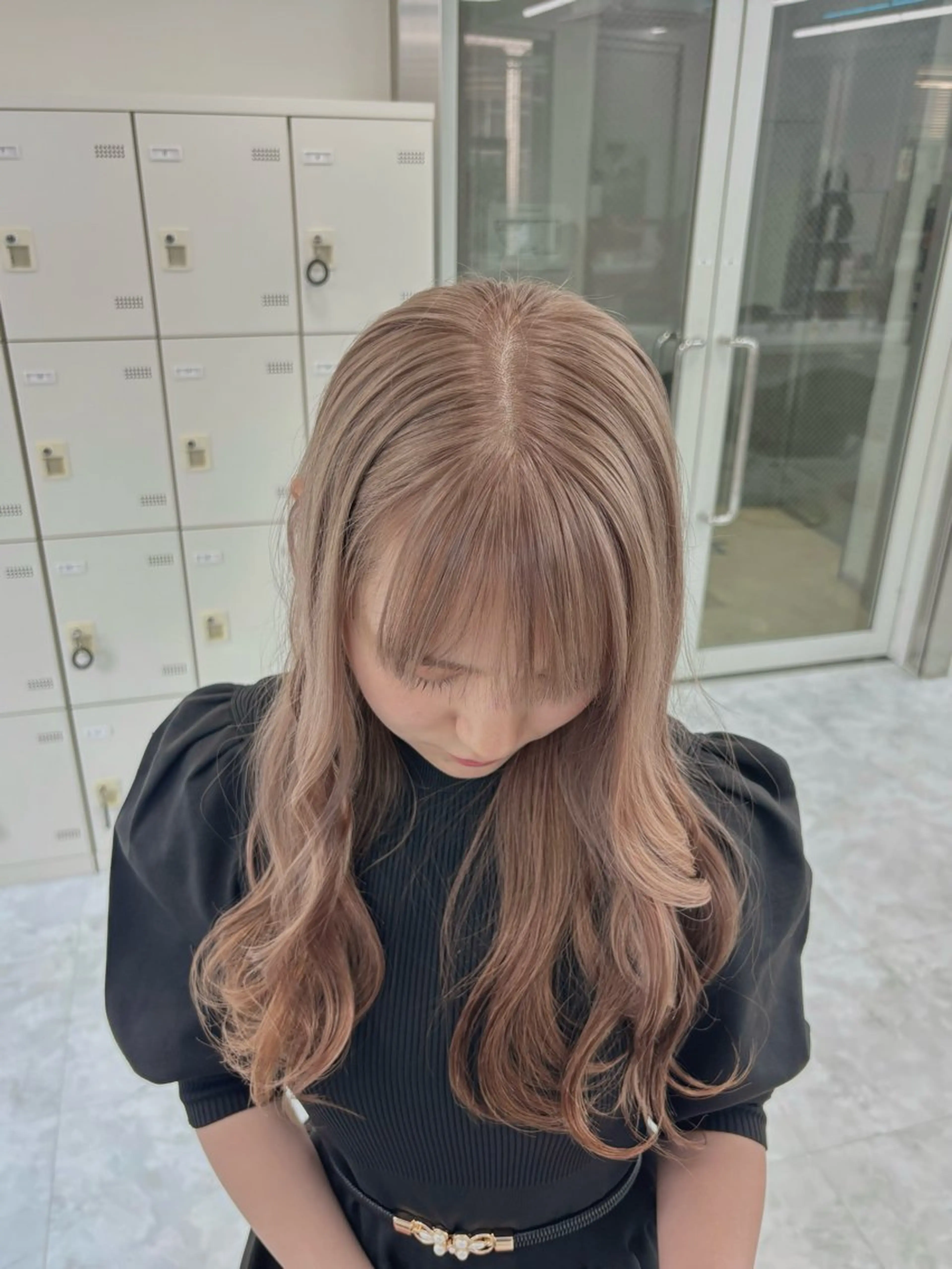 ロング カラー ヘアカラー ヘッドスパ ヘアセット 🫧韓国風透明感 ヘア🫧towaのヘアスタイル