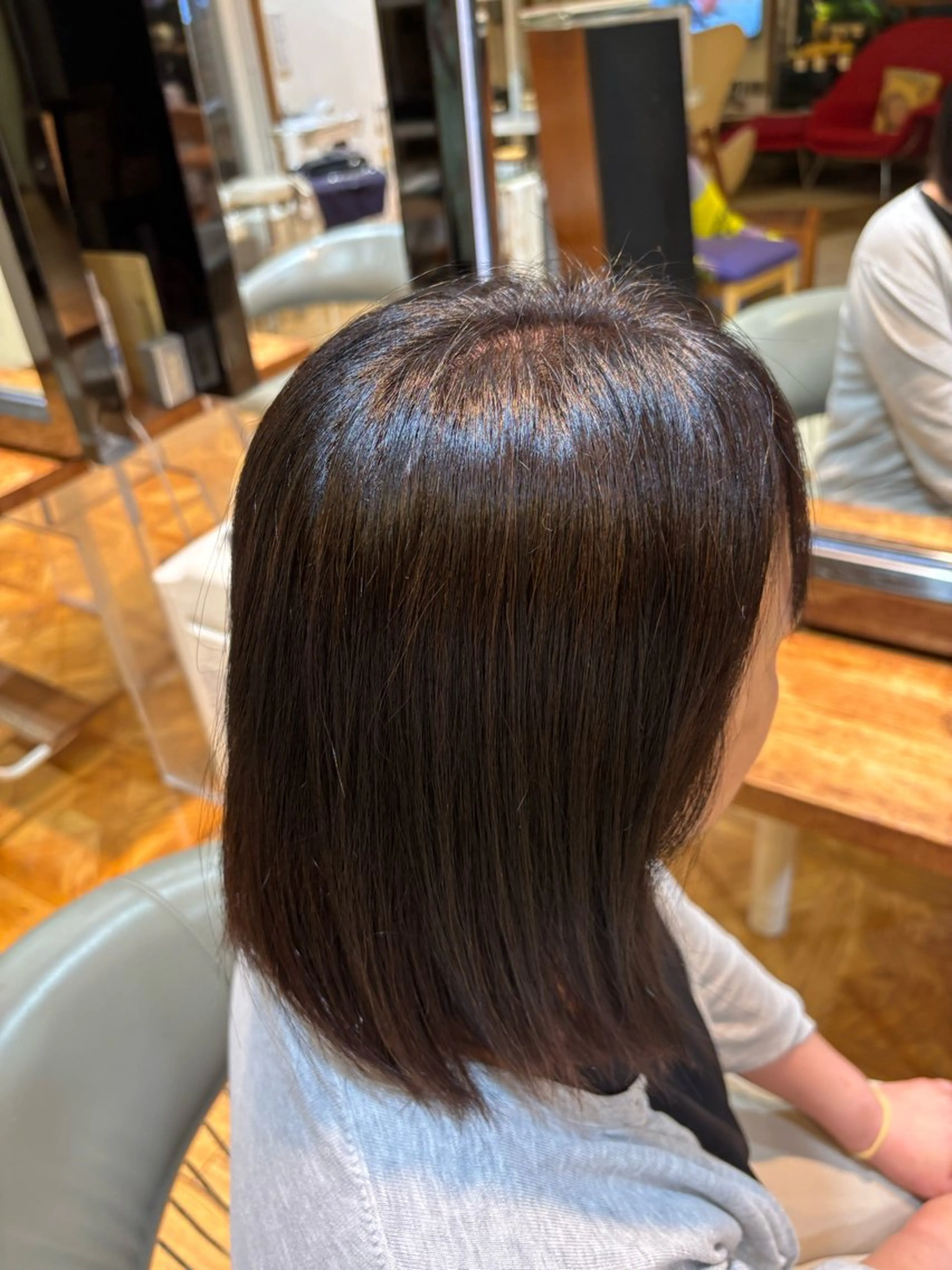 白髪染め(ヘアマニキュア)の写真