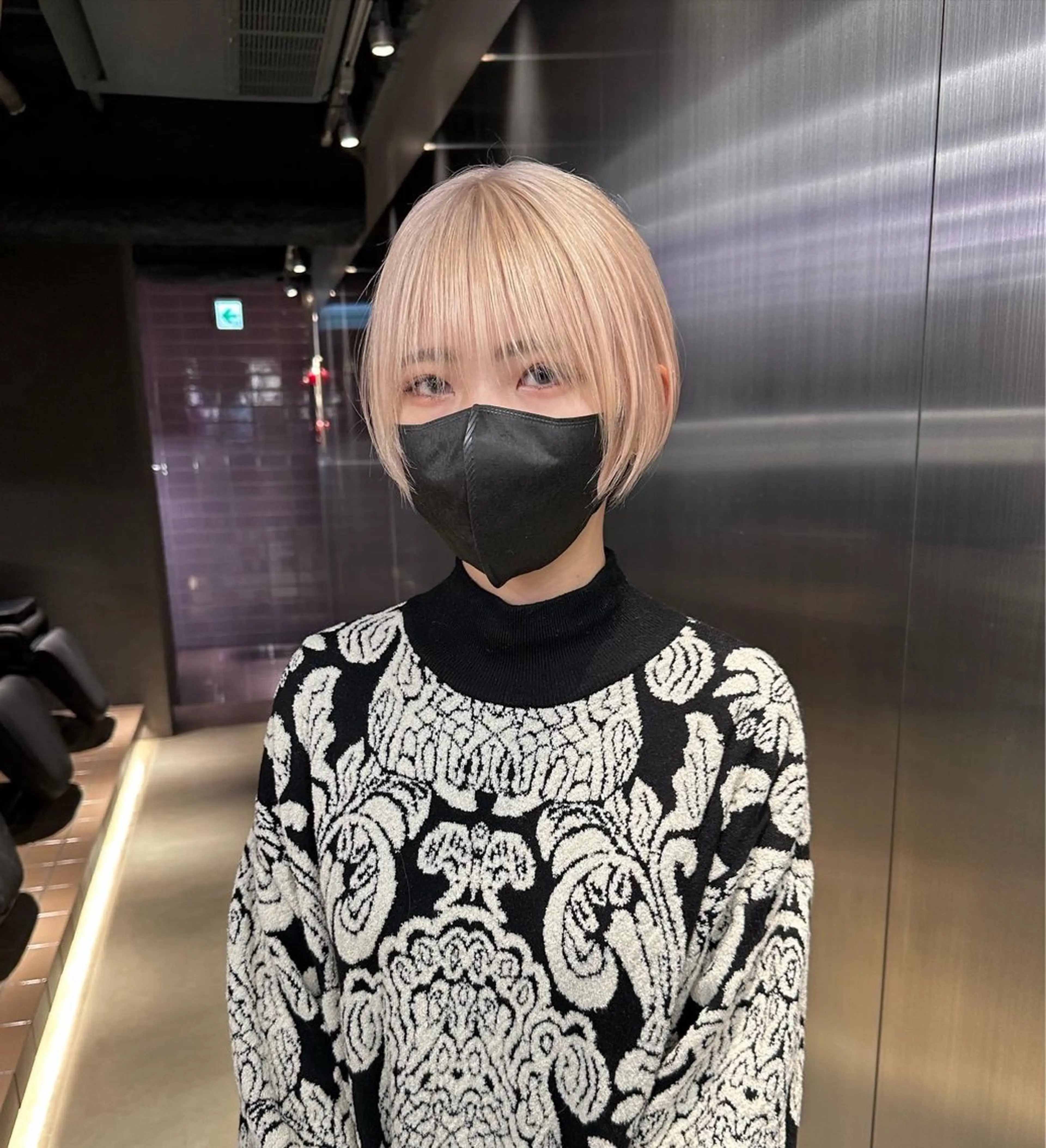 ショート ショートボブ ボブ ショートヘア カット トリートメント 鈴木/ミルクティー/ ブリーチ/ボブ/のヘアスタイル