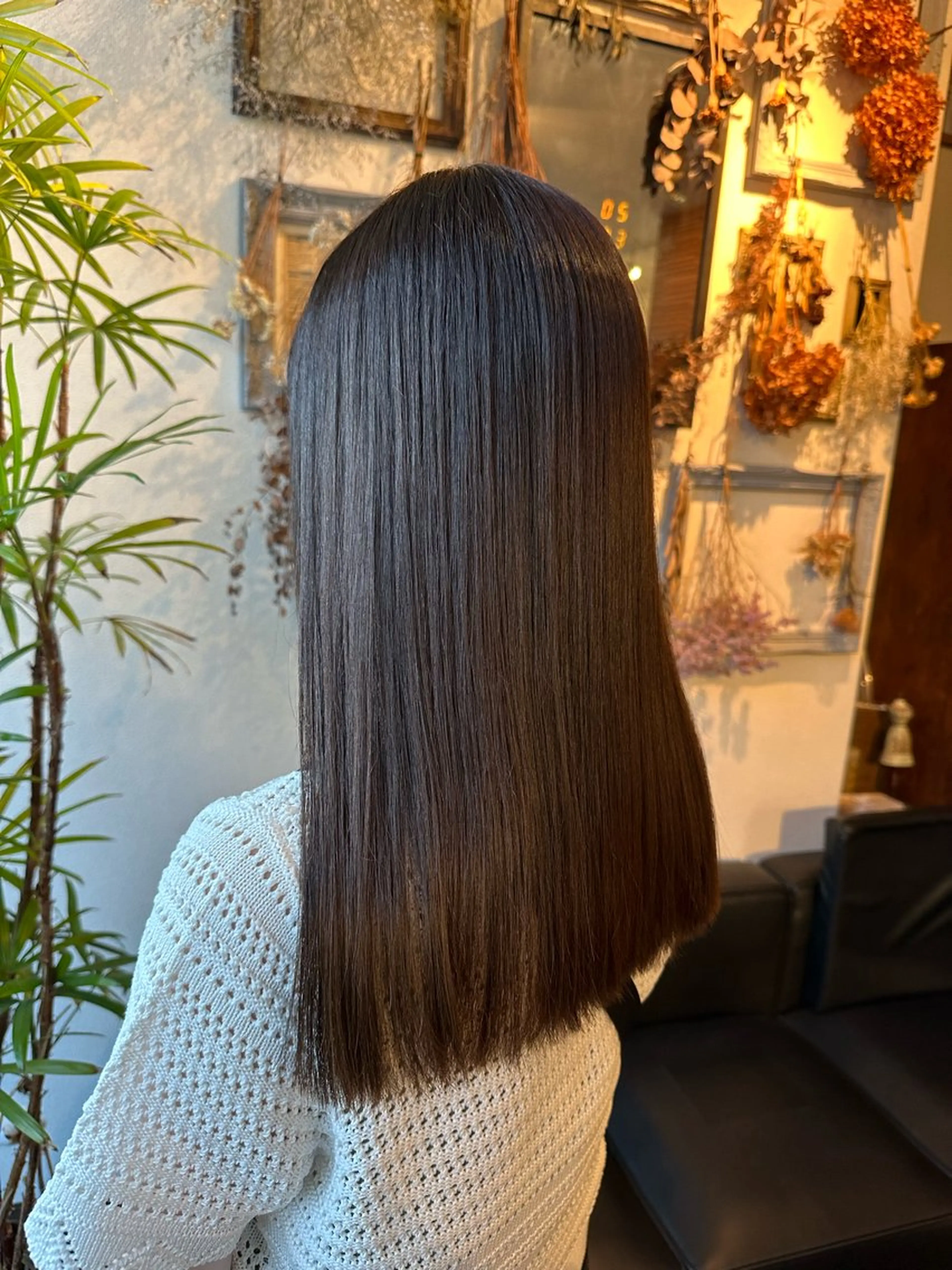 ロング カラー 縮毛矯正 インナーカラー指名 No.1菊池柊真のヘアスタイル