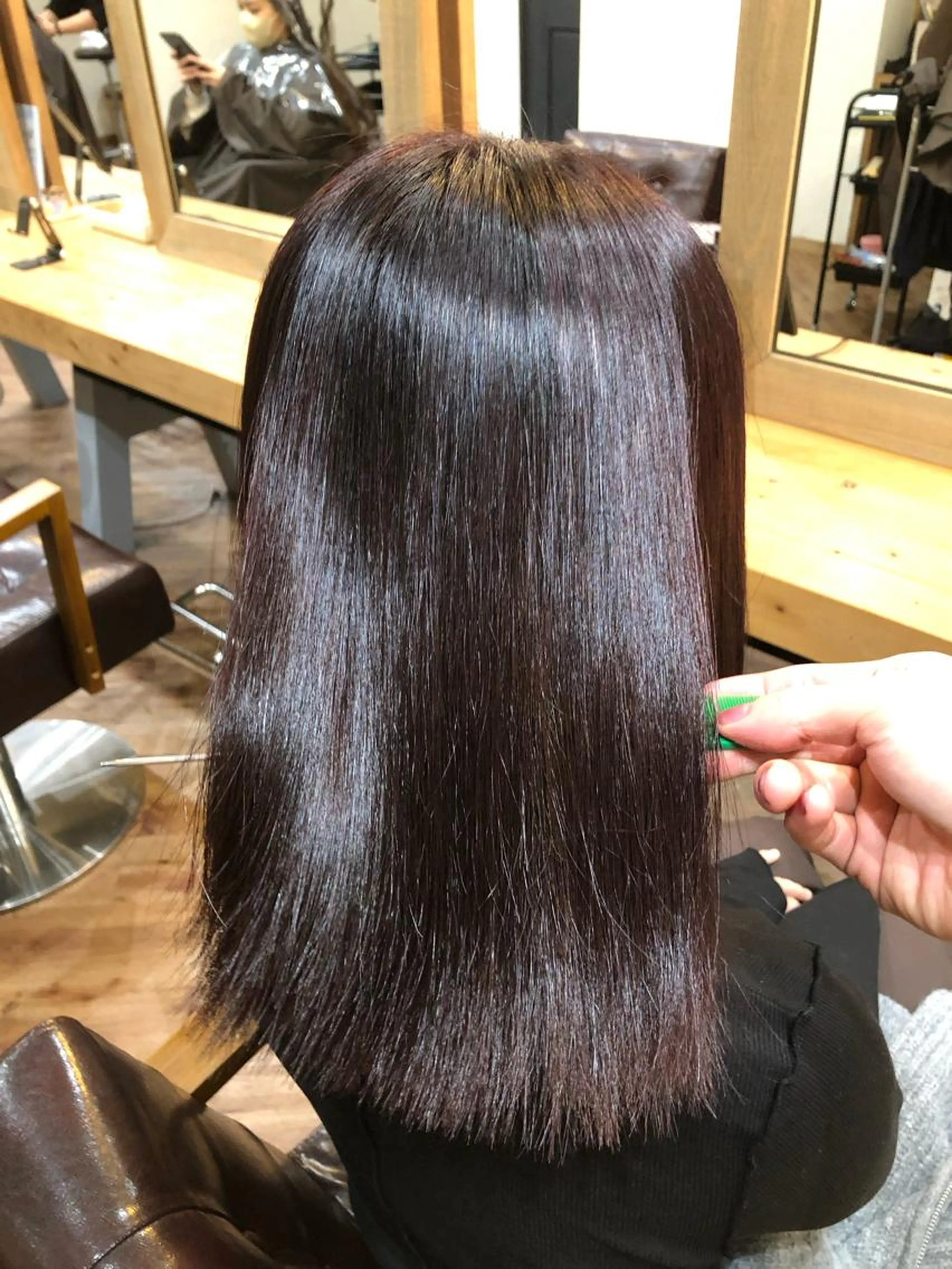 🍀カット+アルカリ酸熱 髪質改善トリートメント🍀の写真