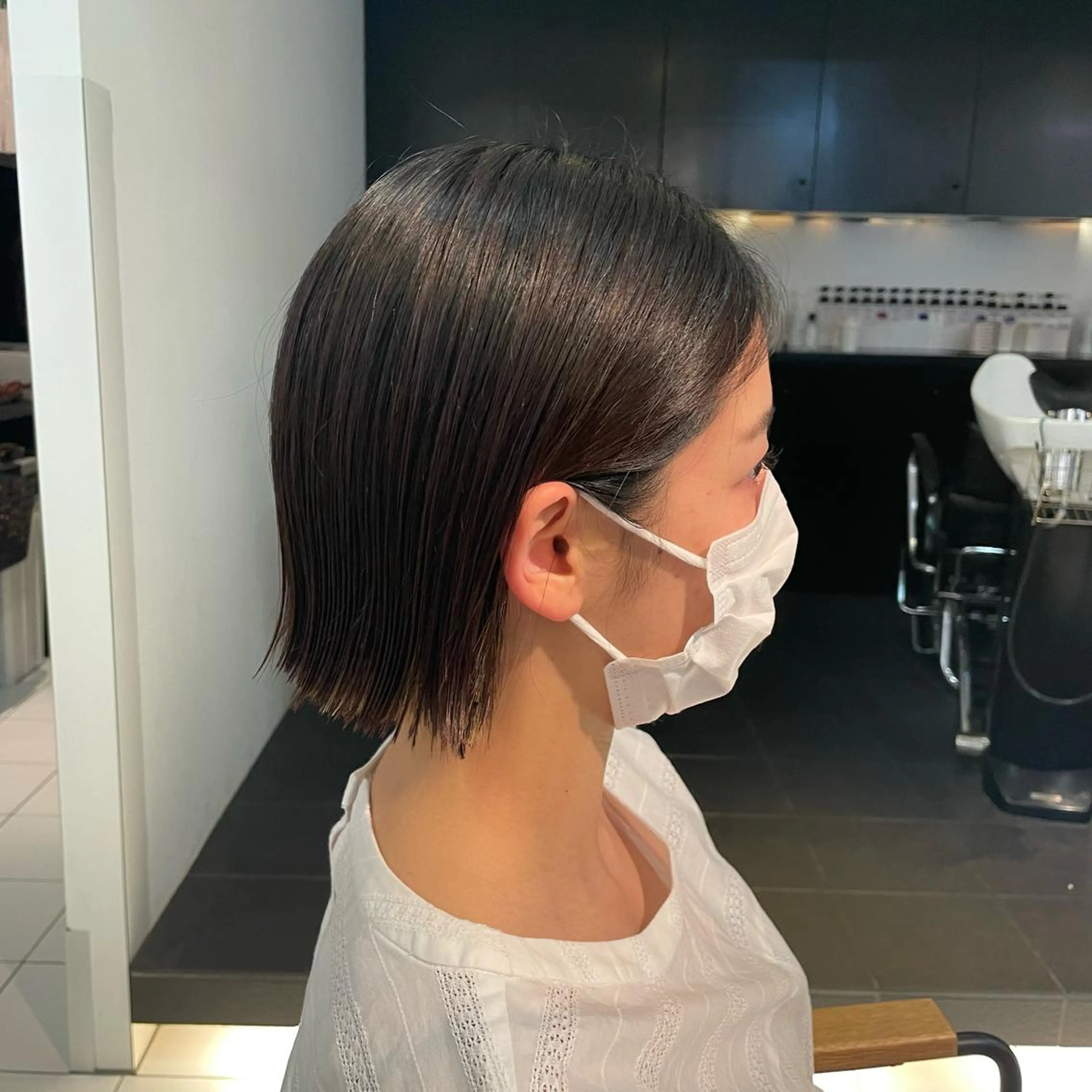 ショート ボブ 透明感カラー/ 寺田千雅子のヘアスタイル