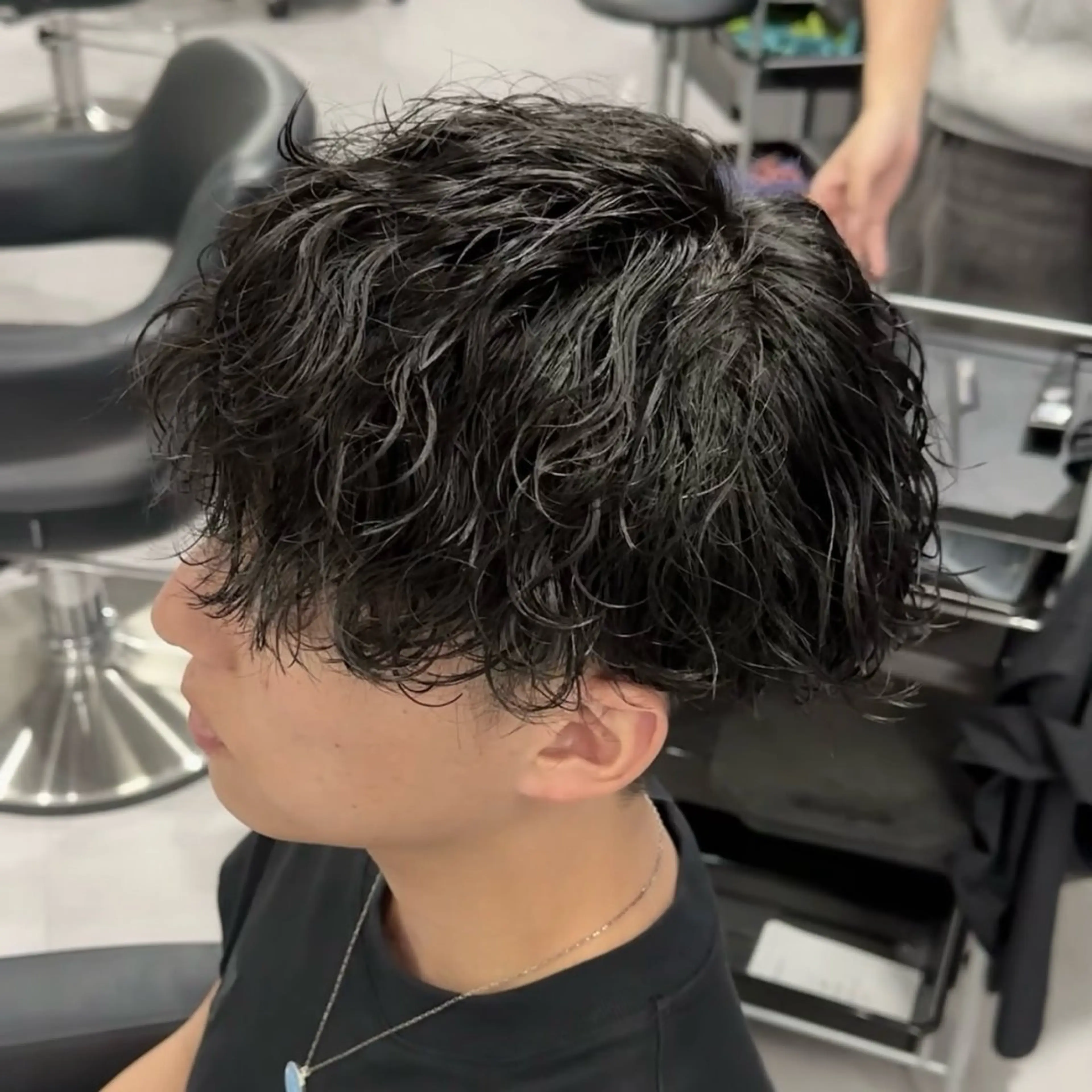 🌀メンズカット➕波巻きパーマ🌀　【ミニモ学割】　【メンズ】の写真