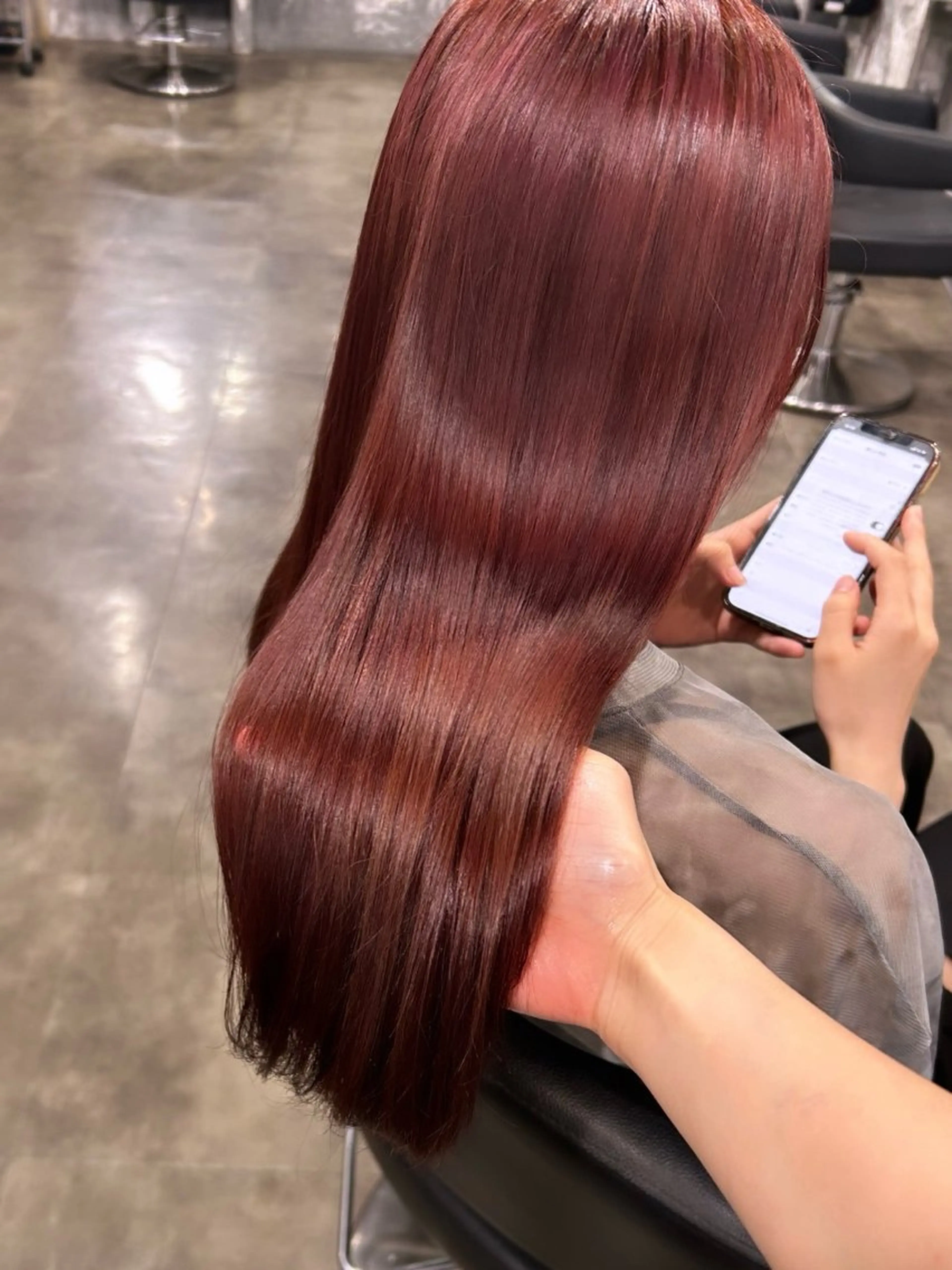 ロング カラー IS所属・横浜美容室/透明感 カラー/レイヤーのヘアスタイル