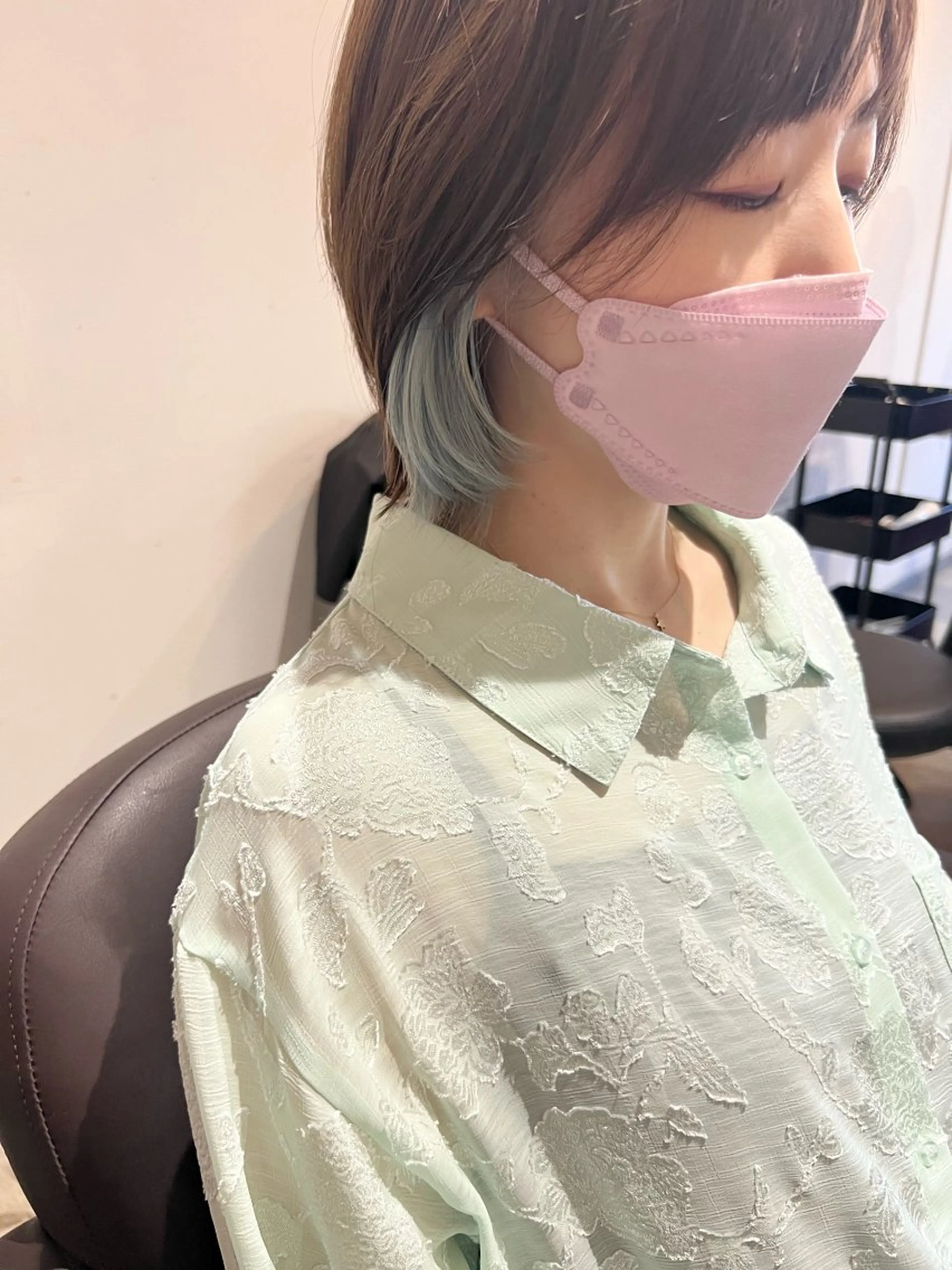 ショート ボブ 髪質改善 韓国風ヘア レイヤーカット ショートヘア suii..hair designのヘアスタイル