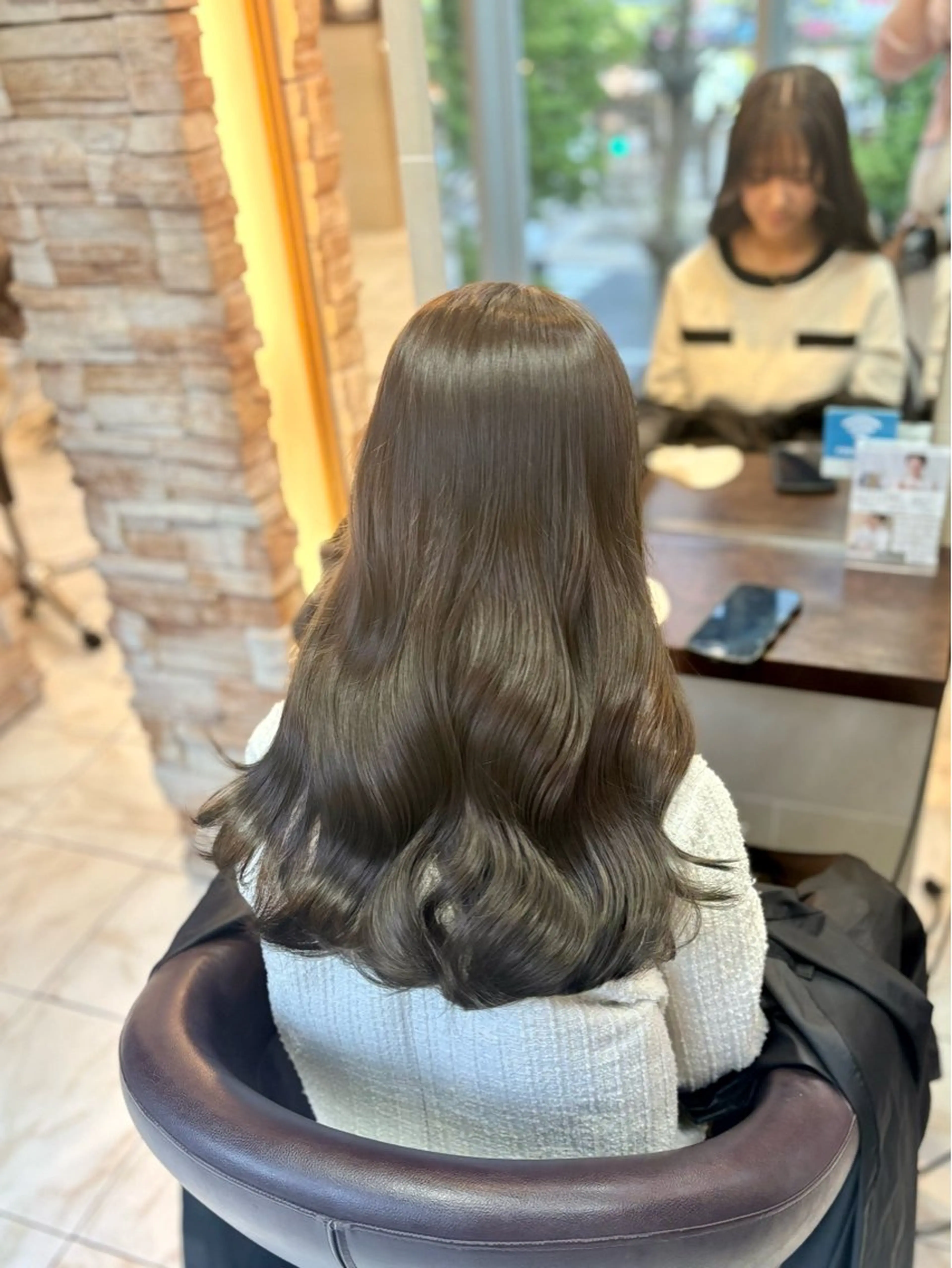 🍑カット➕アディクシーカラー➕3STEPトリートメント🍑ロング料金なしの写真