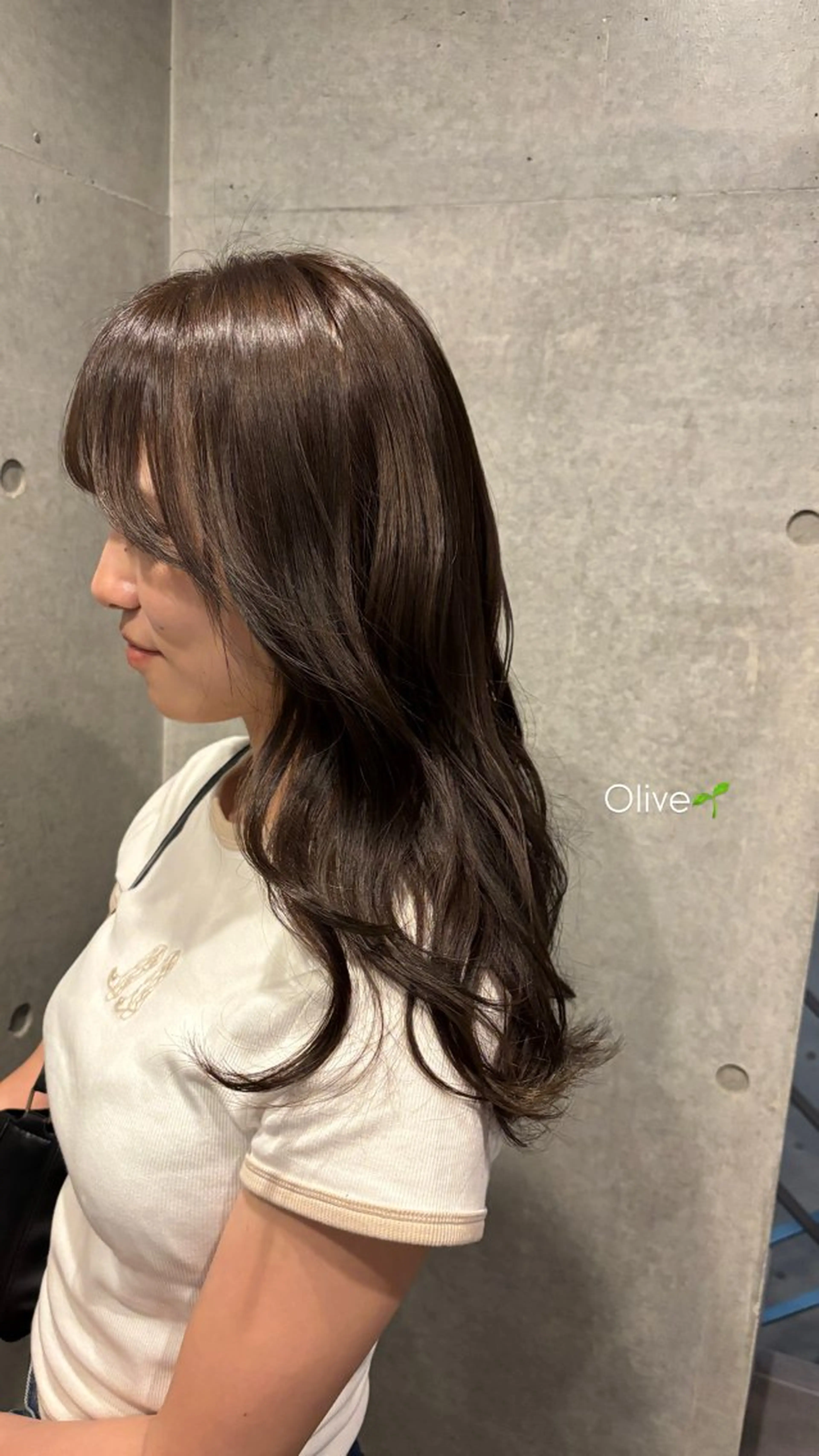 セミロング カラー カット ヘアカラー トリートメント ヘッドスパ noa ☪︎のヘアスタイル