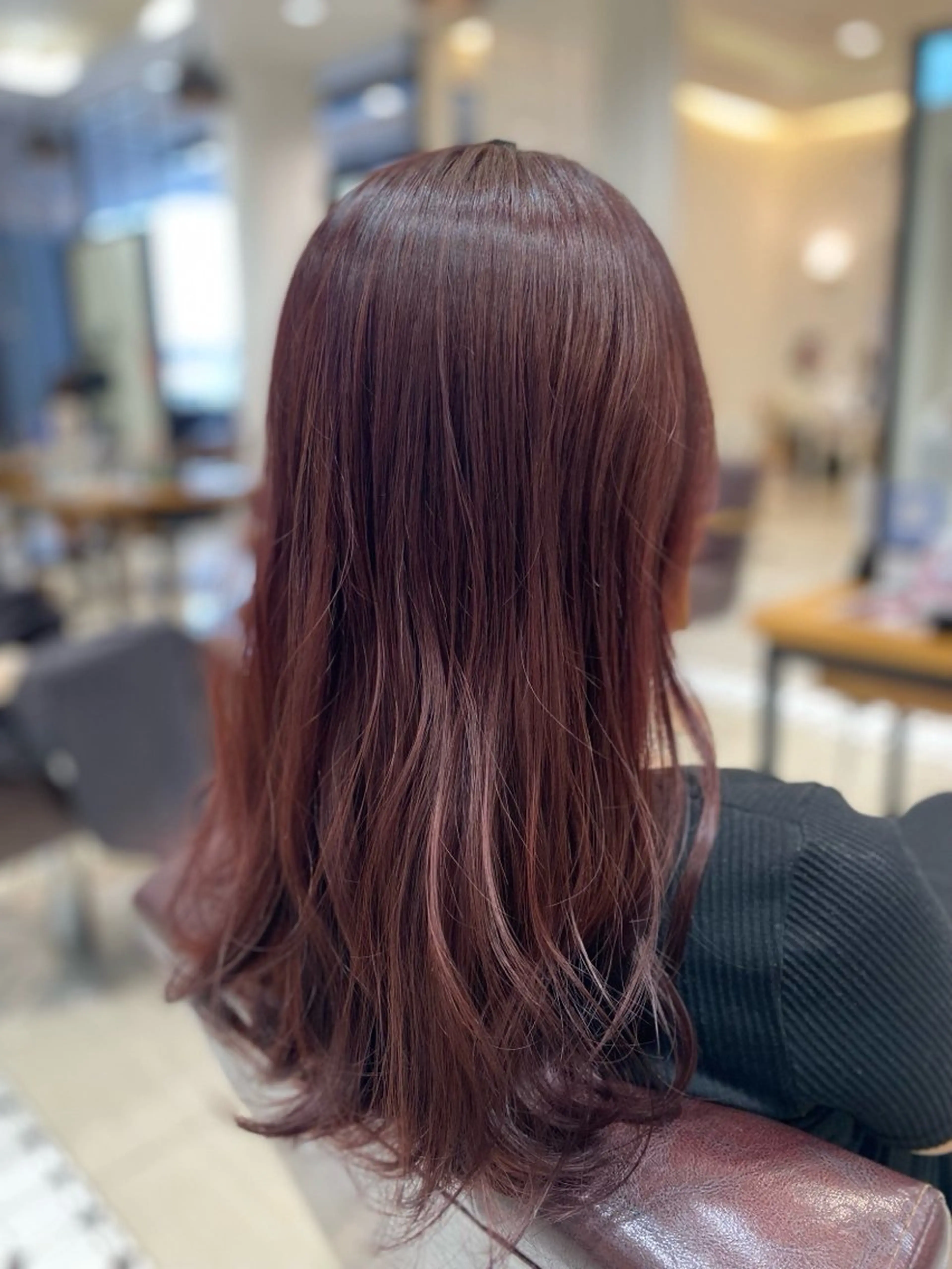 ミディアム 艶カラー/赤み消しカ ラー/yukiのヘアスタイル