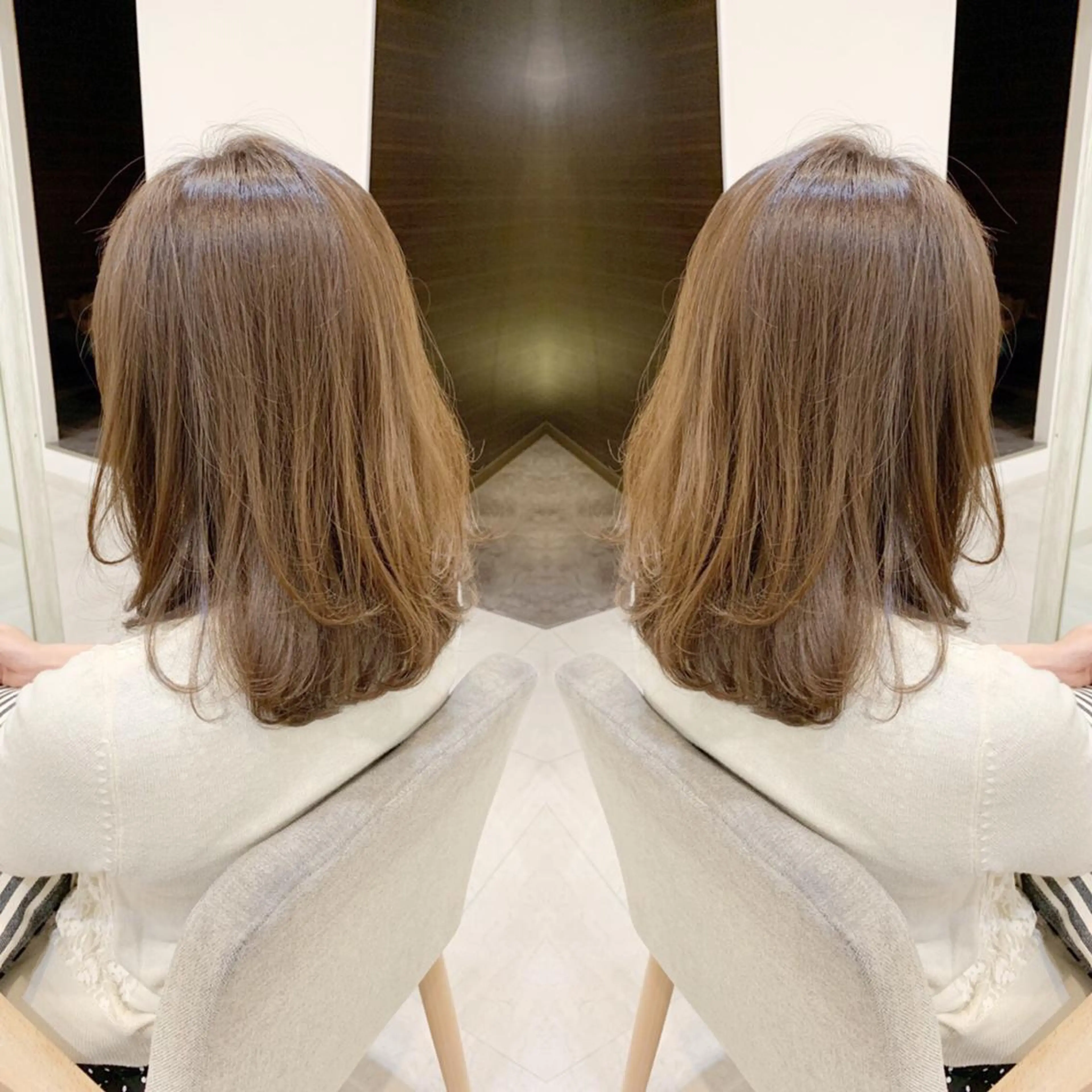 ミディアム カラー ShellBear 銀座店のヘアスタイル