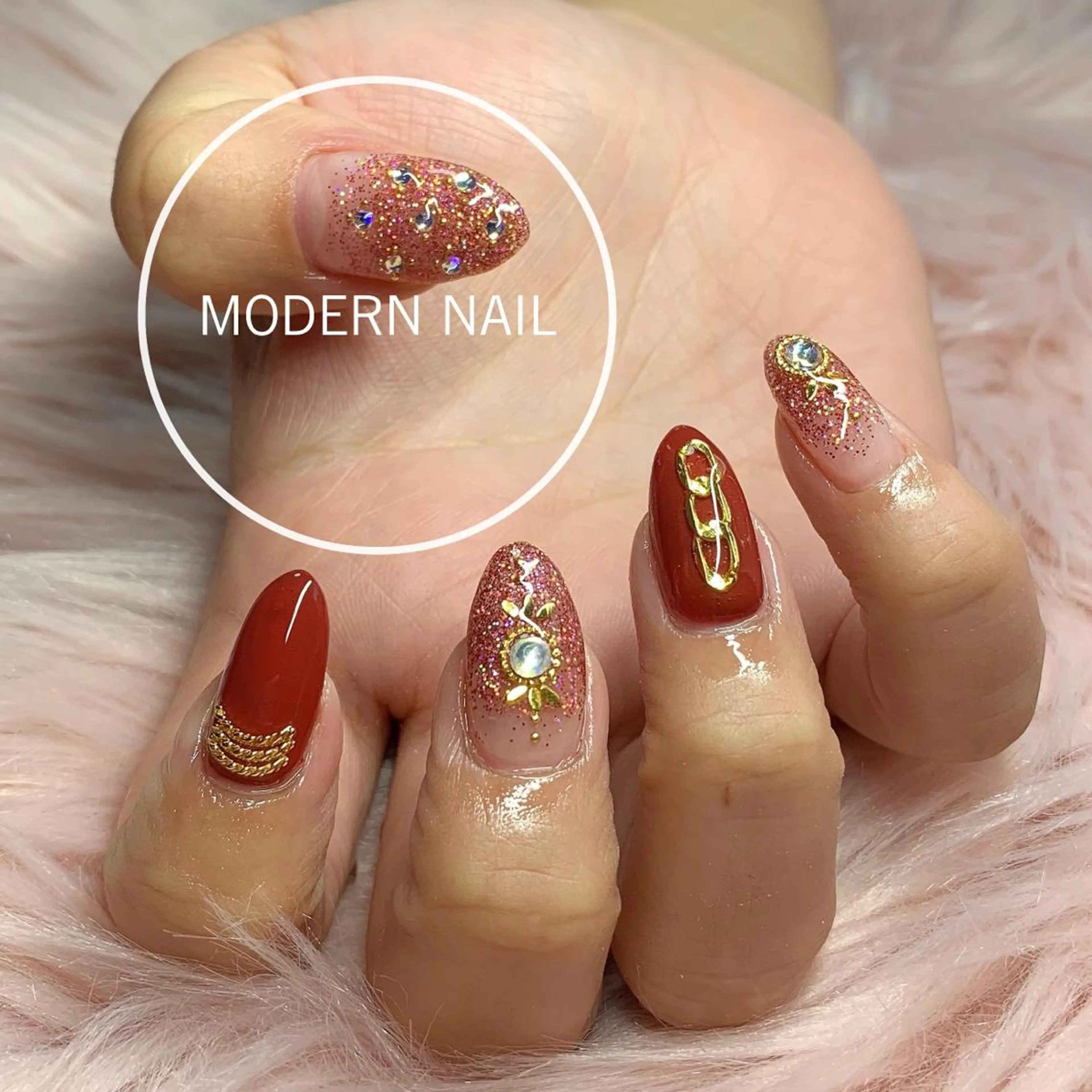 ネイル シンプルネイル 小川 玲奈のネイルデザイン