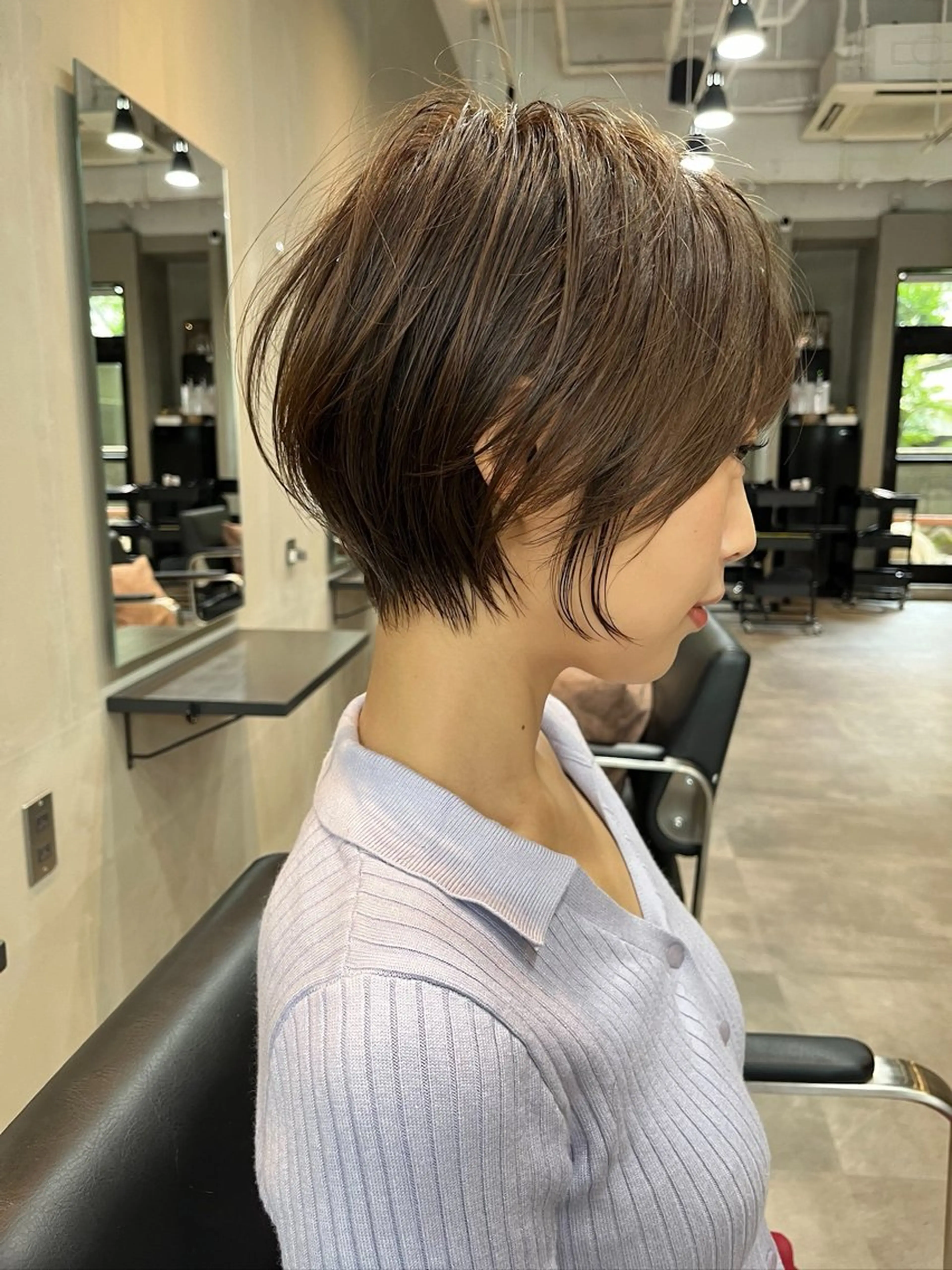ショート カラー 似合わせカット ショートヘア カット ヘアカラー 銀座No.1ショート 似合わせカット/といのヘアスタイル