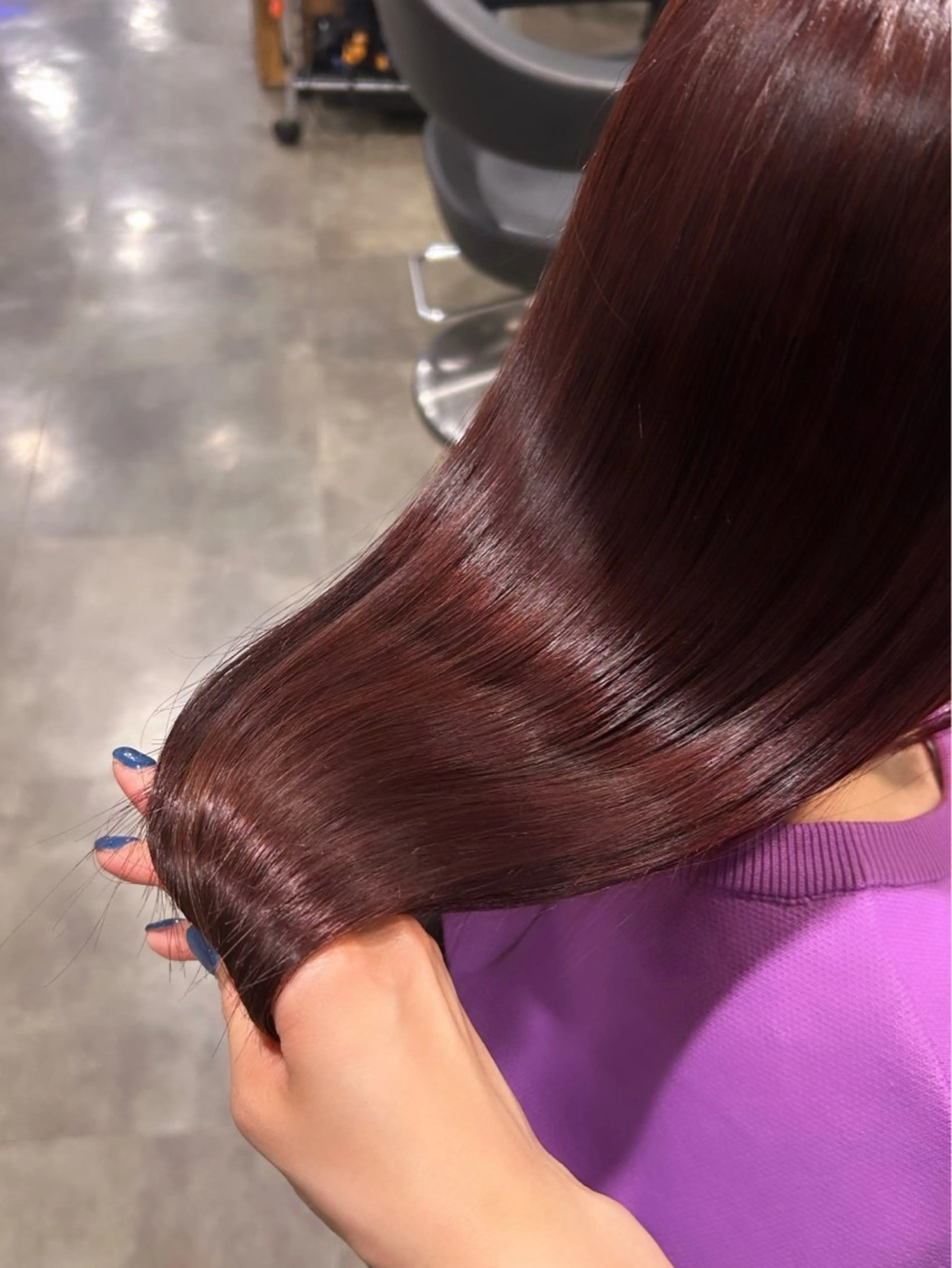 ミディアム IS所属・横浜美容室/透明感 カラー/レイヤーのヘアスタイル