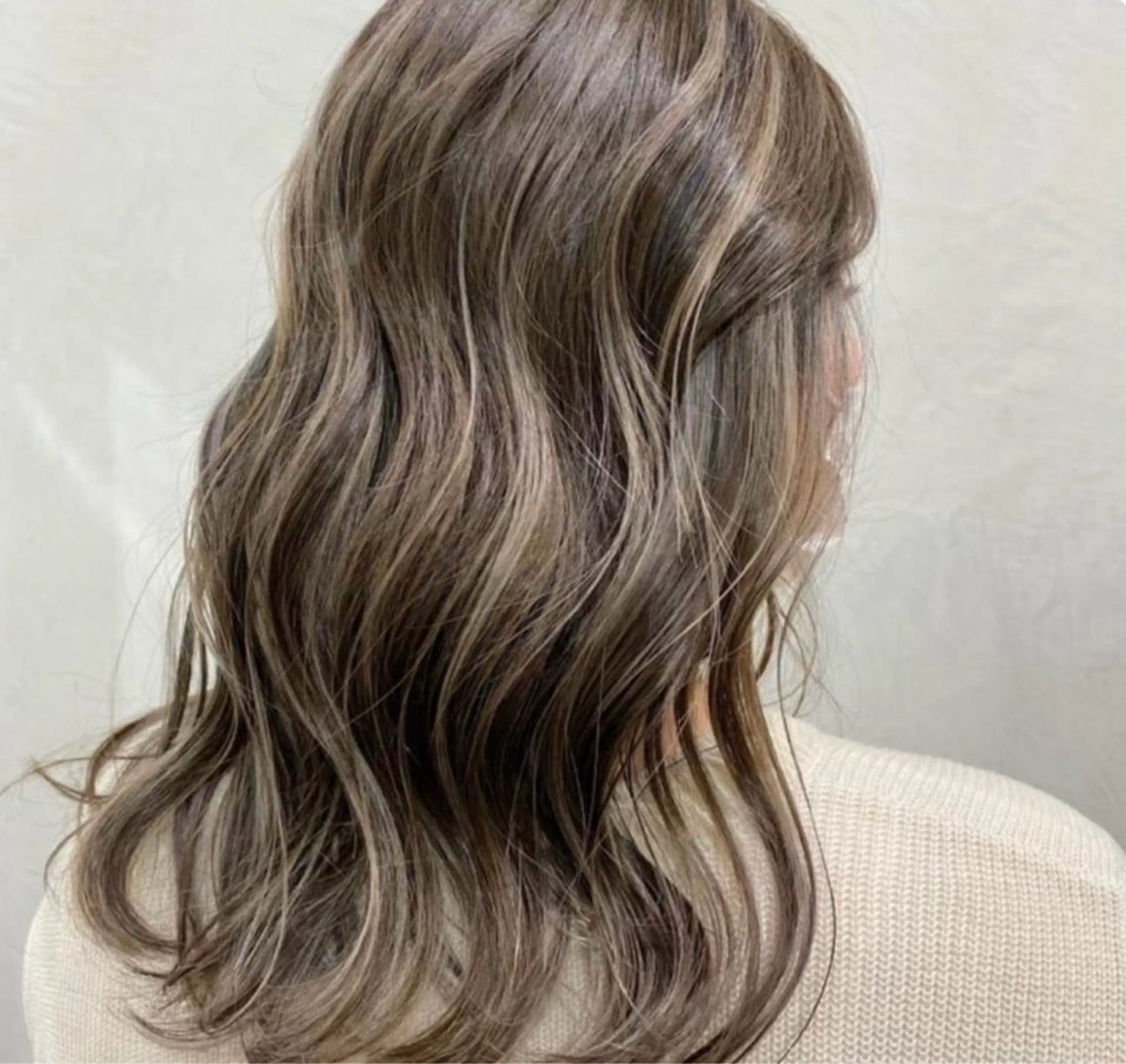 ミディアム カラー 透明感カラー ふうか　渋谷のヘアスタイル